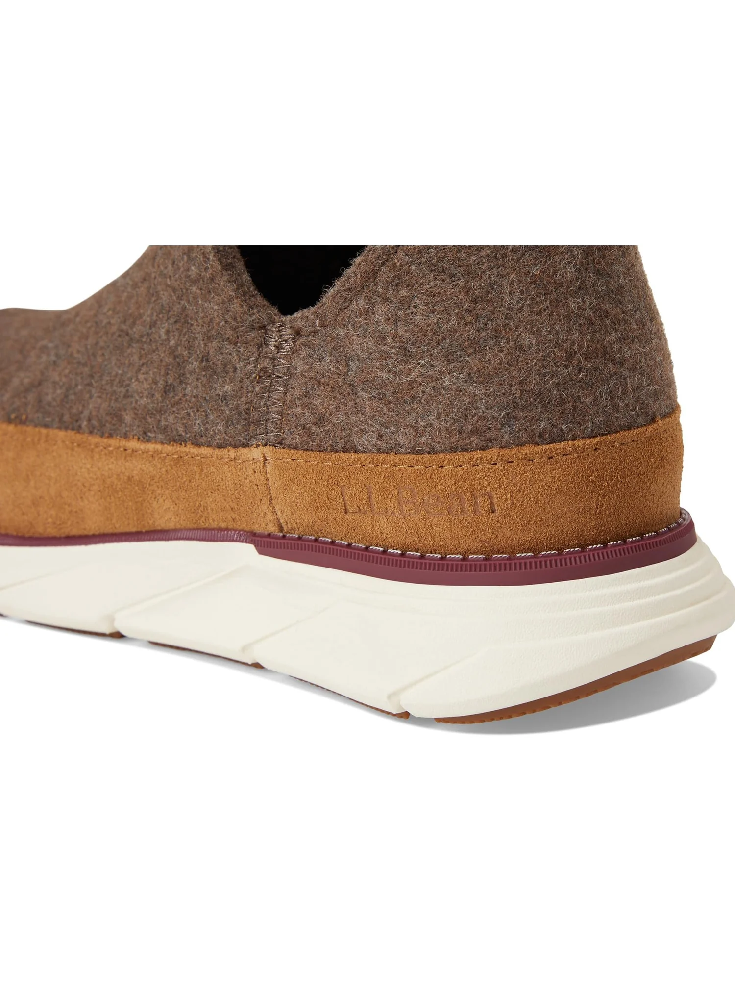 Лоферы L.L.Bean Downeast Slip On Wool — изображение 6 из 7, коричневый