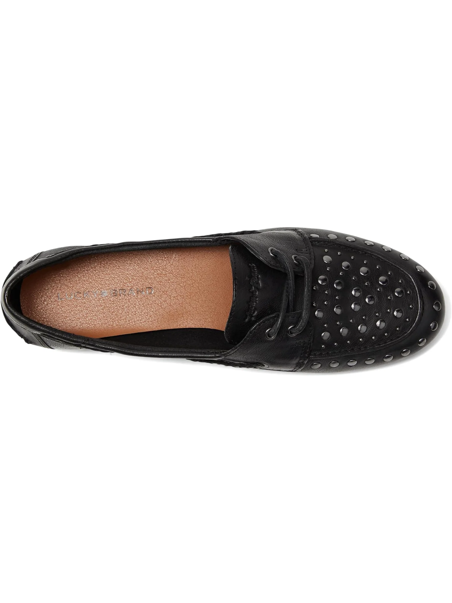 Лоферы Lucky Brand Timini Studded Loafer — изображение 2 из 7, черный