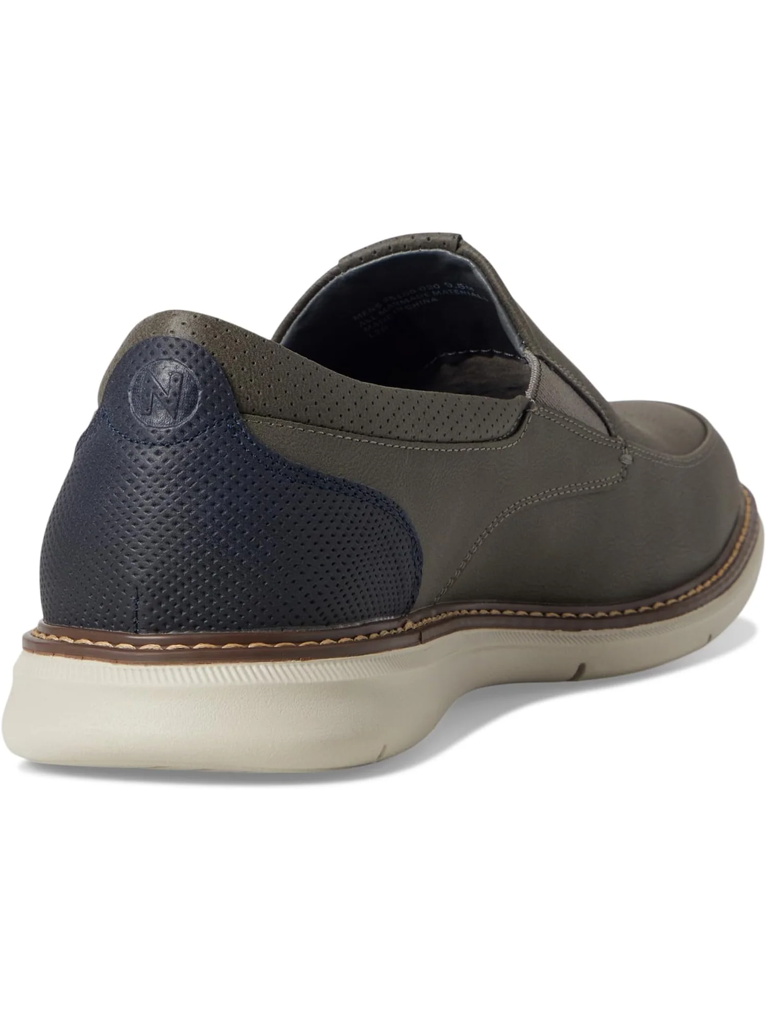 Лоферы Nunn Bush Chase Moccasin Toe Slip-On Lightweight Contemporary Loafer — изображение 5 из 7, серый