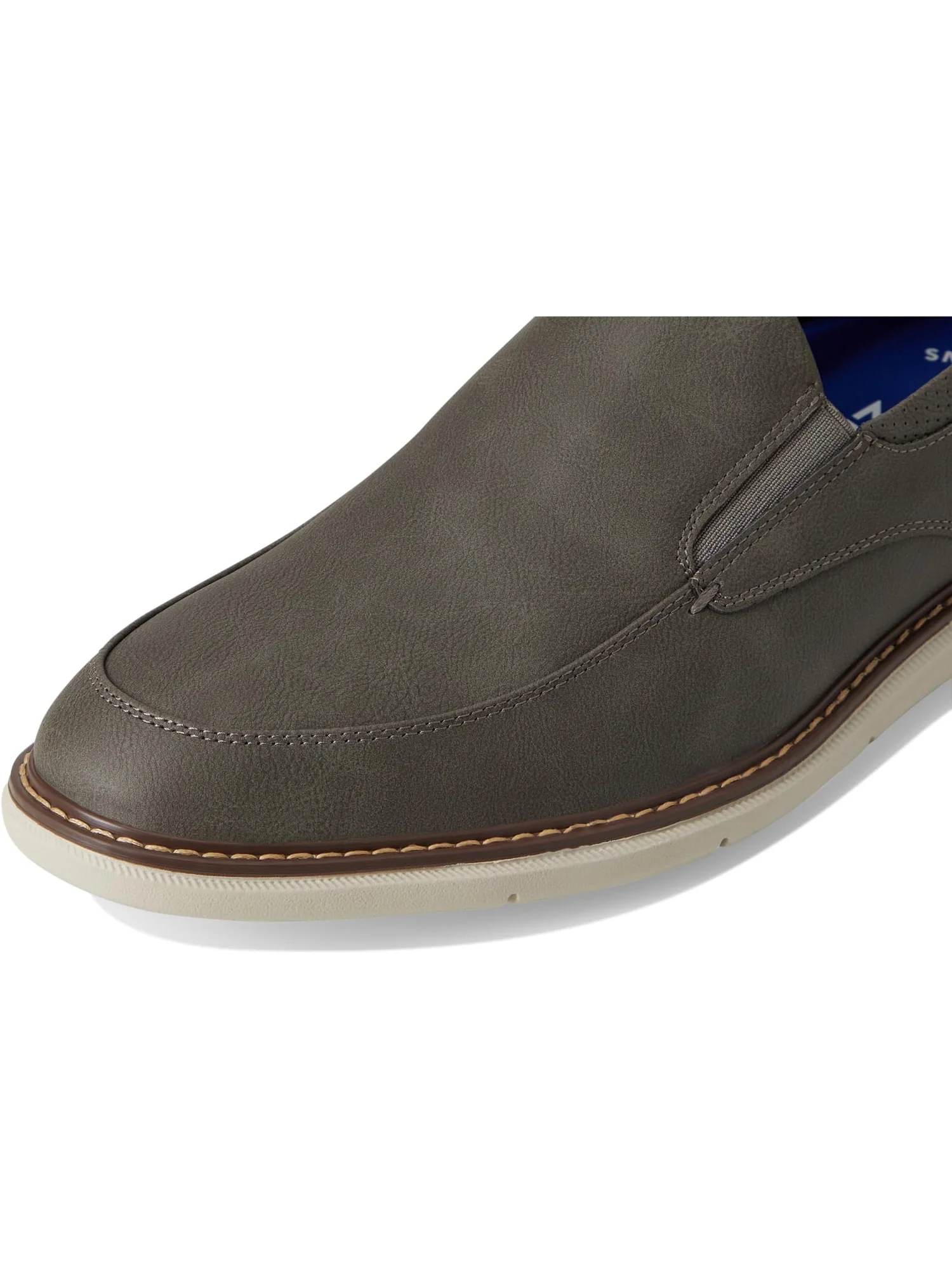 Лоферы Nunn Bush Chase Moccasin Toe Slip-On Lightweight Contemporary Loafer — изображение 6 из 7, серый