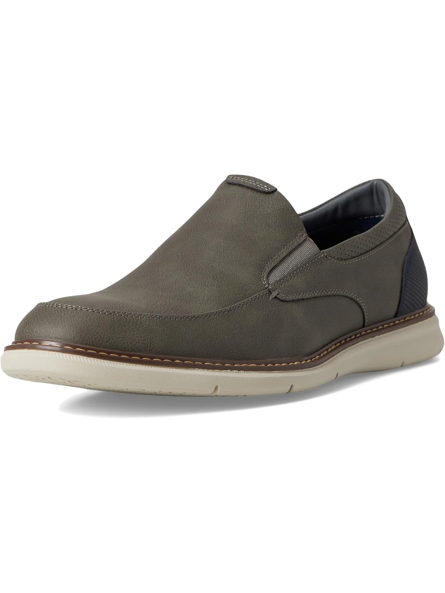 Лоферы Nunn Bush Chase Moccasin Toe Slip-On Lightweight Contemporary Loafer — изображение 7 из 7, серый