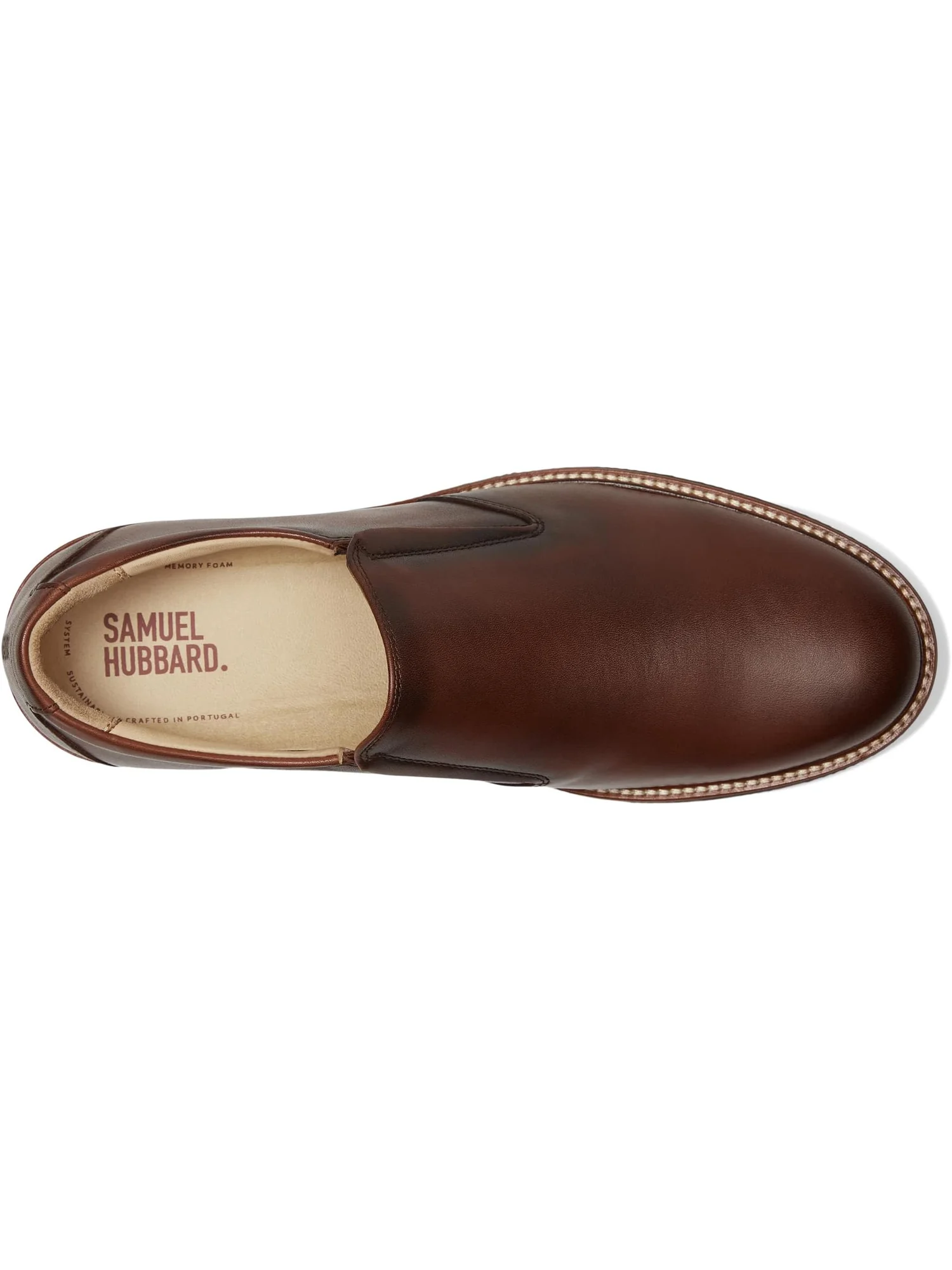 Лоферы Samuel Hubbard Frequent Traveler Loafer — изображение 2 из 7, коньячный