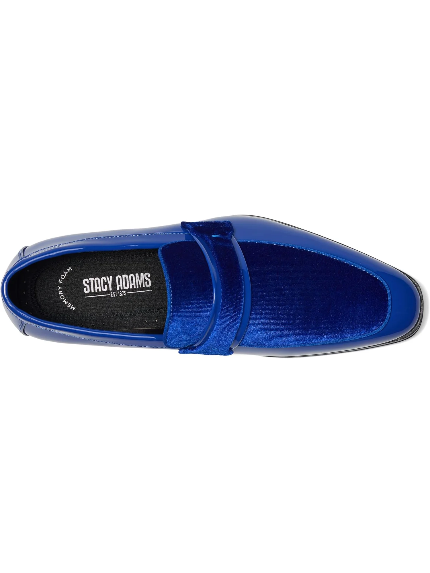 Лоферы Stacy Adams Spratley Saddle Slip-On — изображение 2 из 7, синий