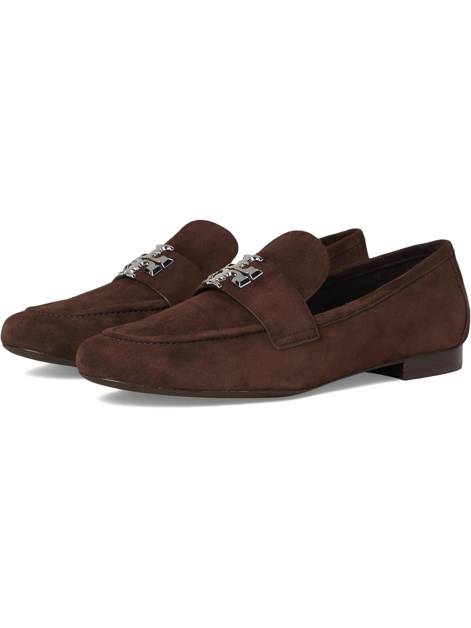 Лоферы Tory Burch Eleanor Loafer — изображение 1 из 7, темный/серебристый