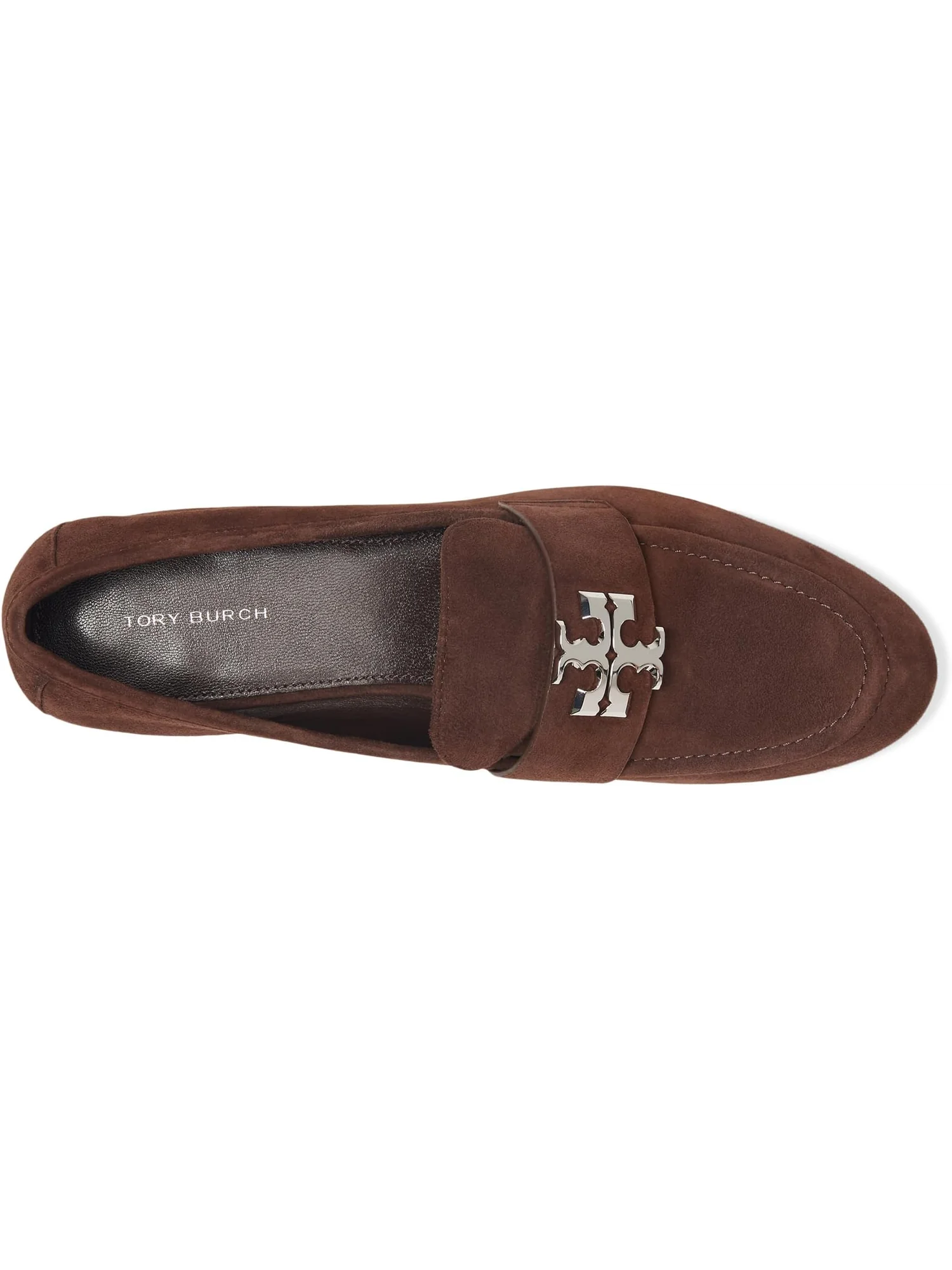 Лоферы Tory Burch Eleanor Loafer — изображение 2 из 7, темный/серебристый