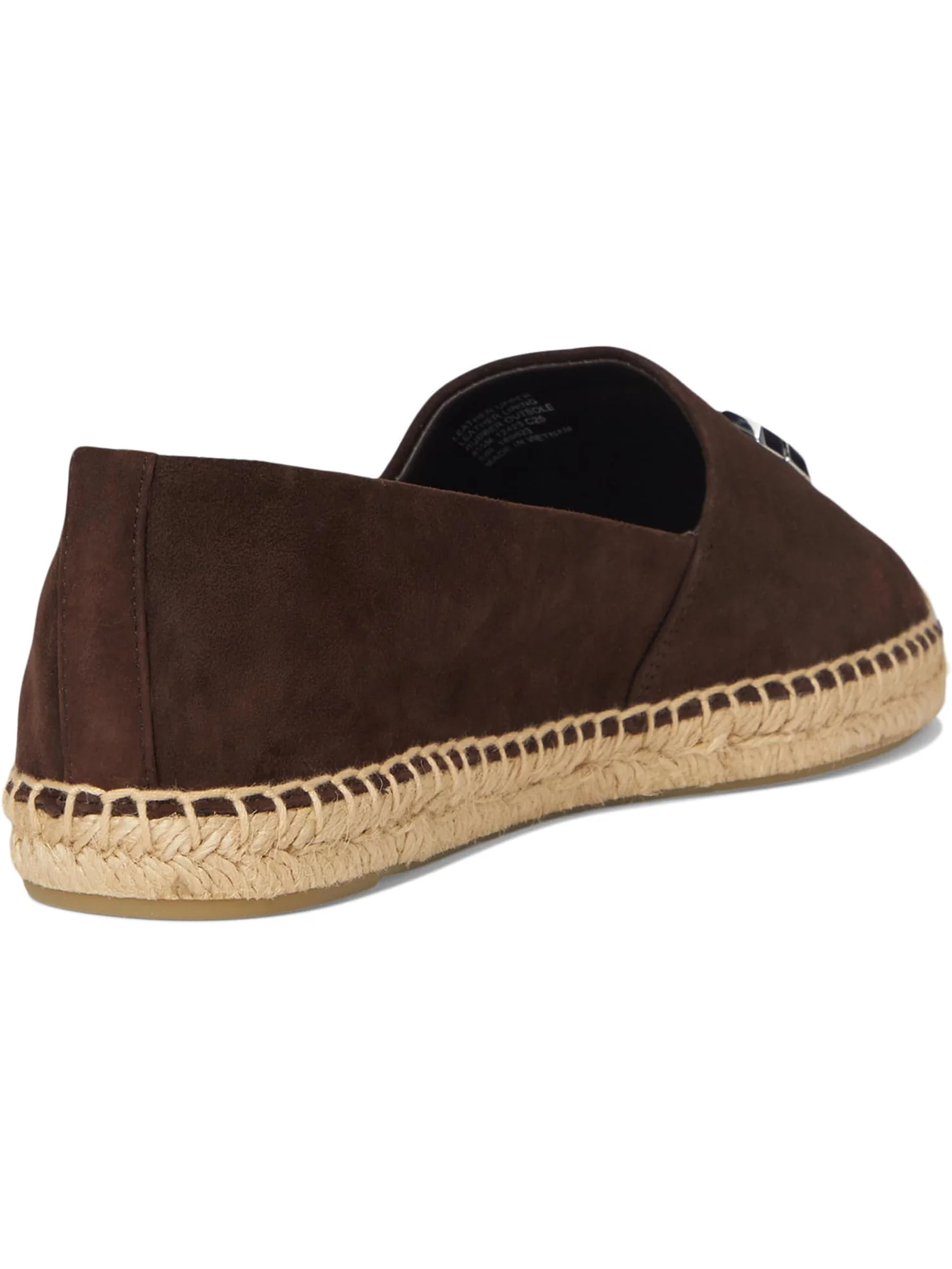 Лоферы Tory Burch Eleanor Espadrille — изображение 5 из 7, темный/серебристый