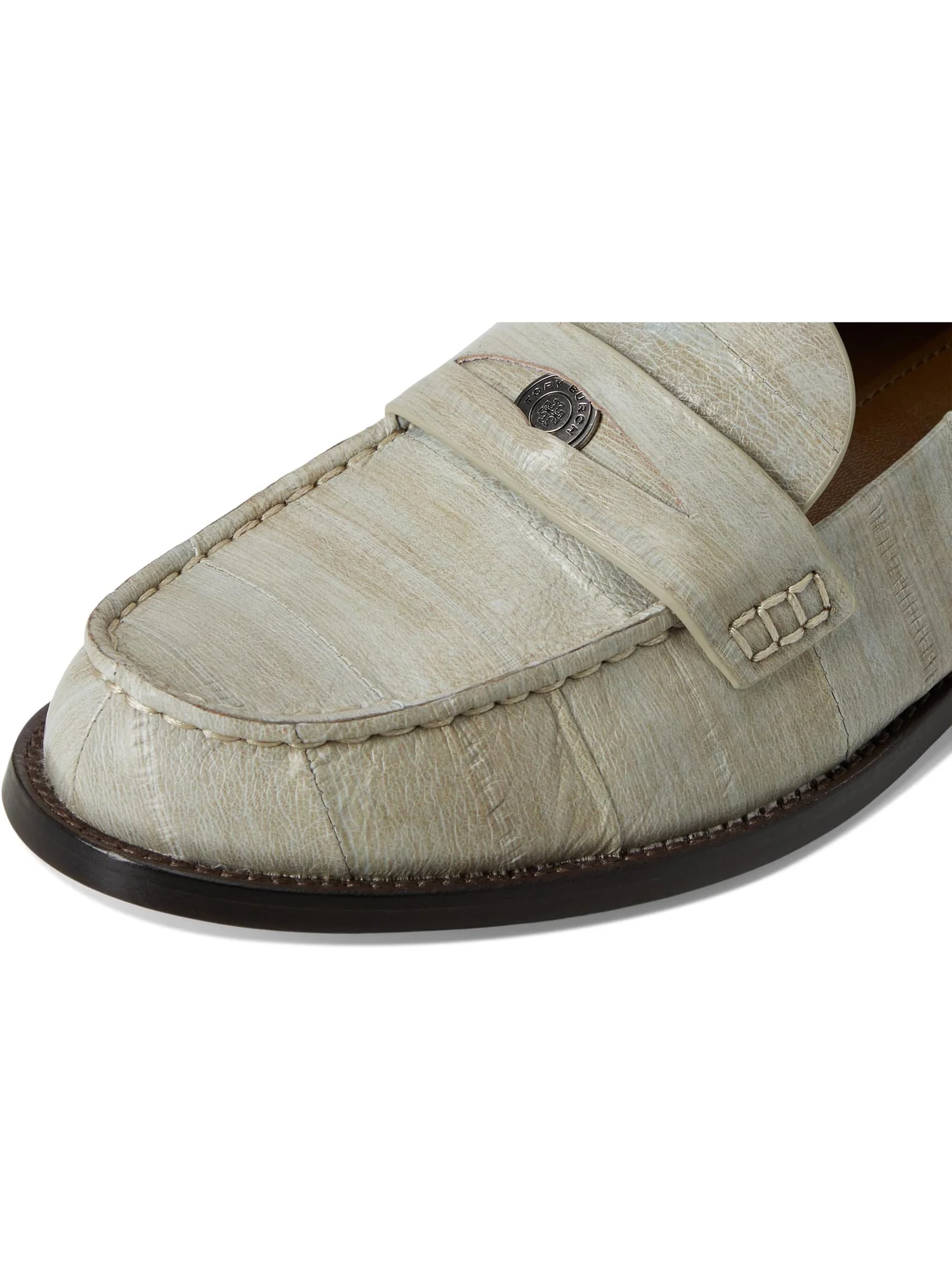 Лоферы Tory Burch Classic Penny Loafer — изображение 6 из 7, бежевый