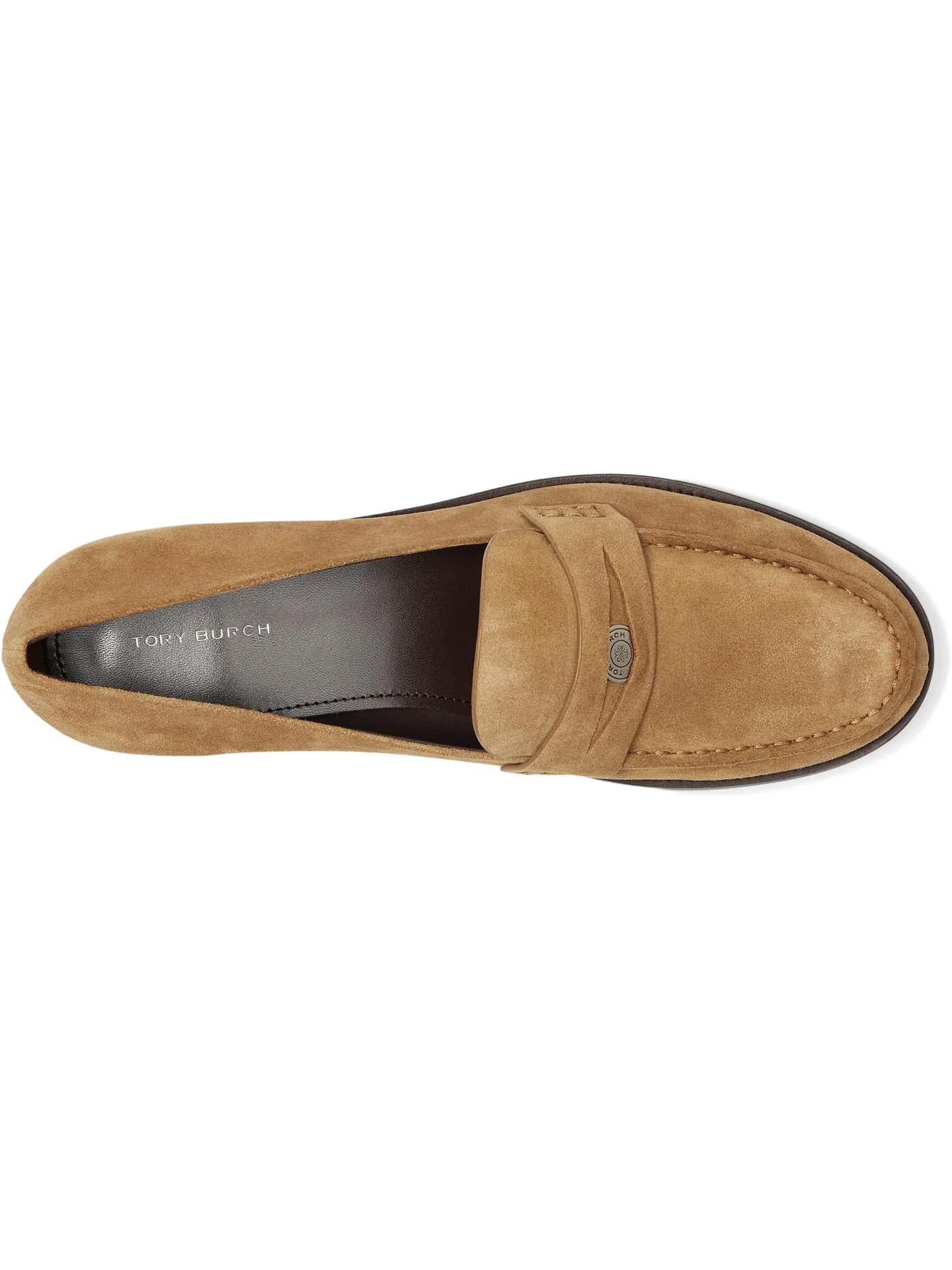 Лоферы Tory Burch Women's Classic Penny Loafer, Wild Tabacco — изображение 2 из 7, табак