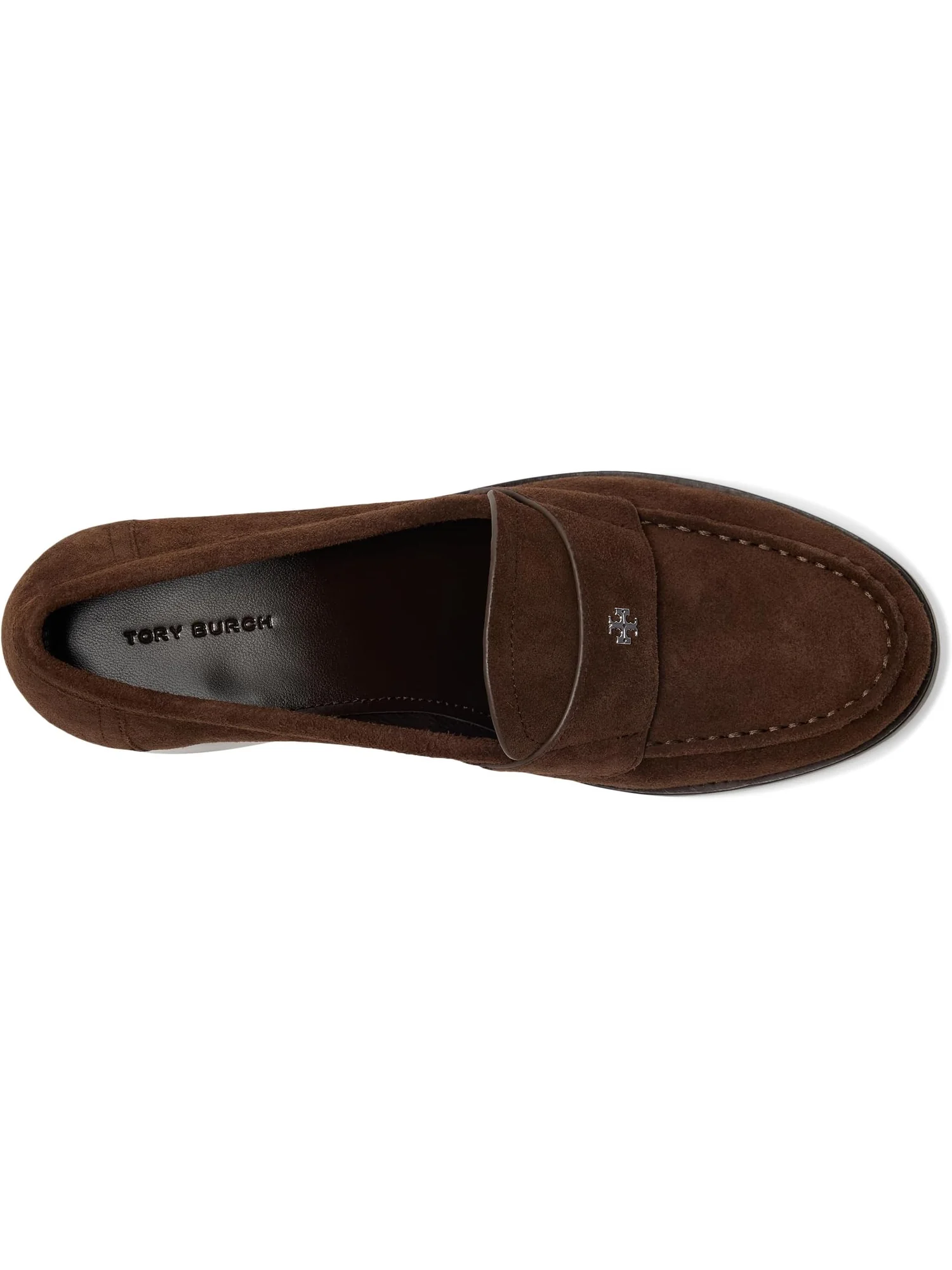 Лоферы Tory Burch Classic Heeled Loafers 55mm — изображение 2 из 7, коричневый