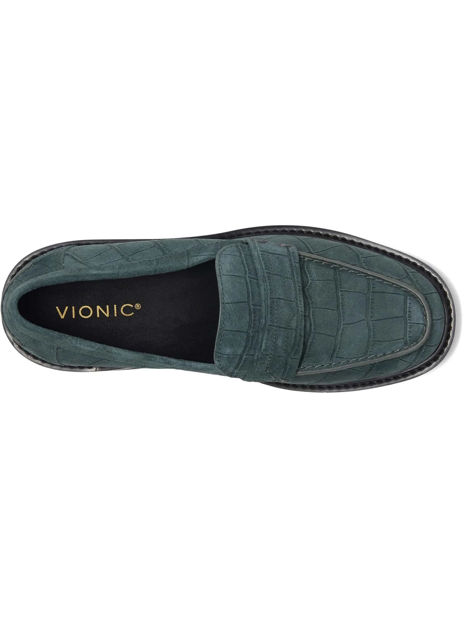 Лоферы VIONIC Women's Caitlin, Scarab Croc — изображение 2 из 7, бежевый