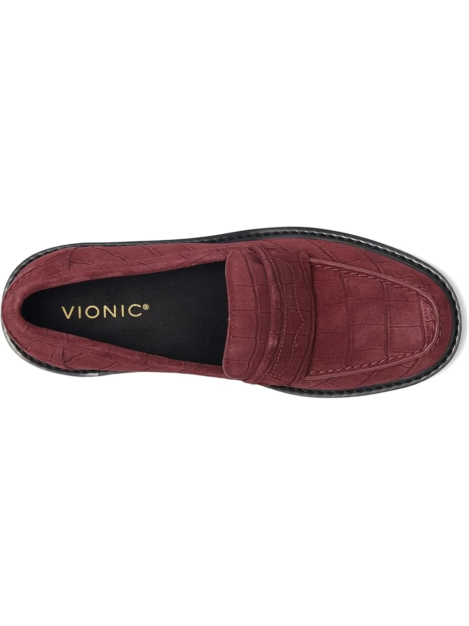 Женские лоферы VIONIC Caitlin, Cherry Jubilee — изображение 2 из 7, вишневый