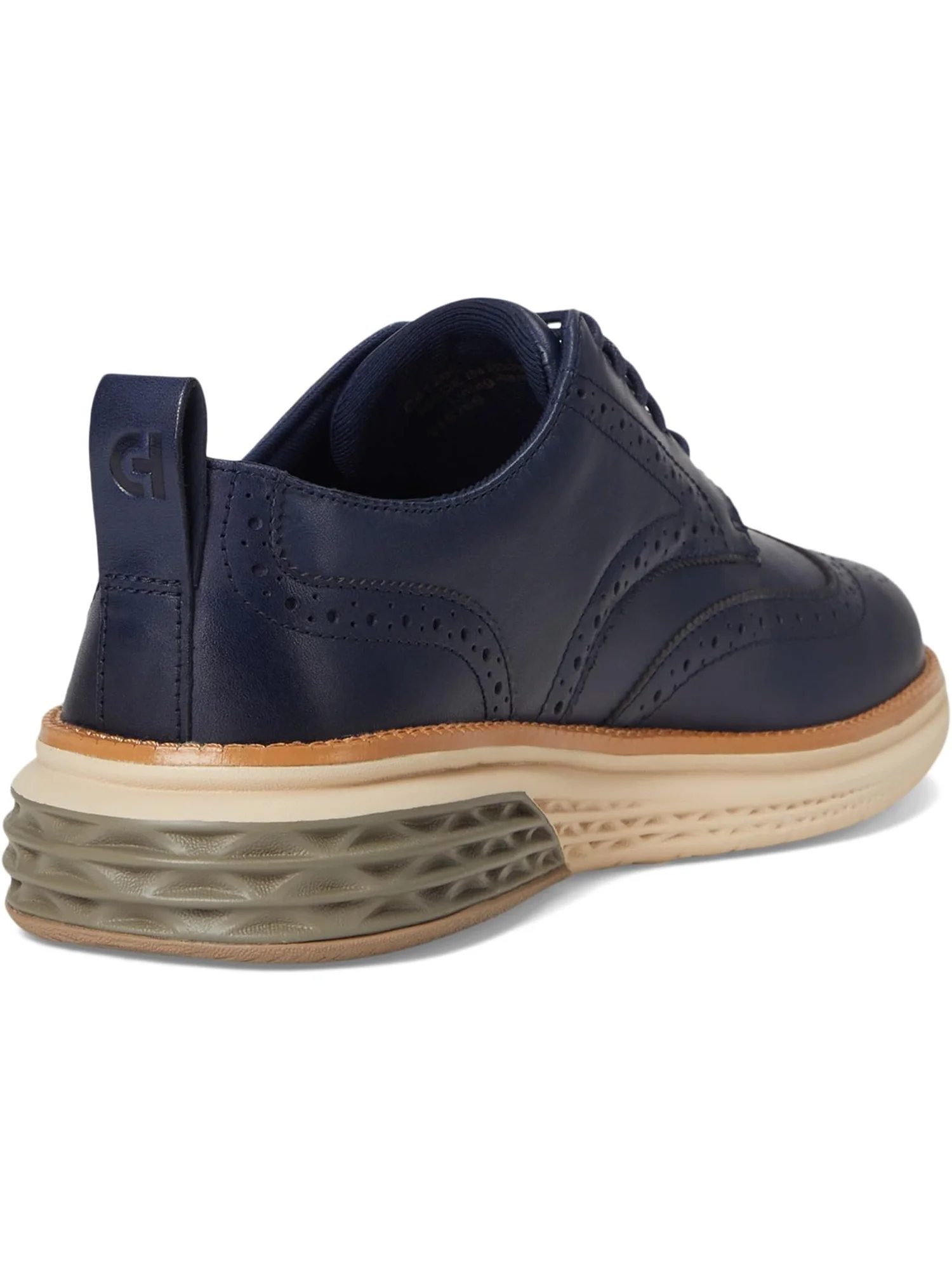 Оксфорды Cole Haan Grand Hurrion Wing Tip Oxford, цвет Midnight Moon/Irish Coffee/Oat — изображение 5 из 7