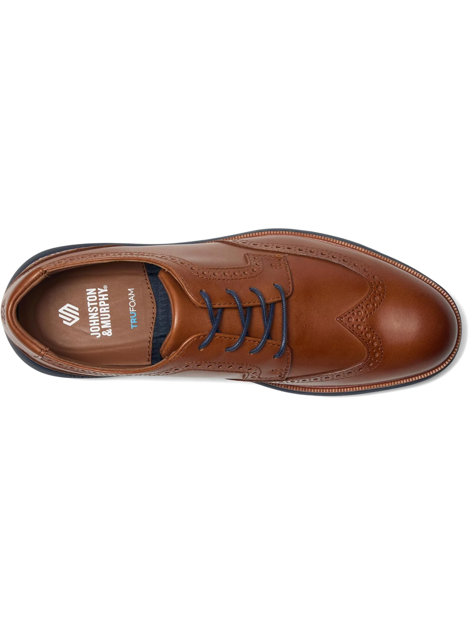 Оксфорды Johnston & Murphy Larkin Wingtip — изображение 2 из 7, бежевый