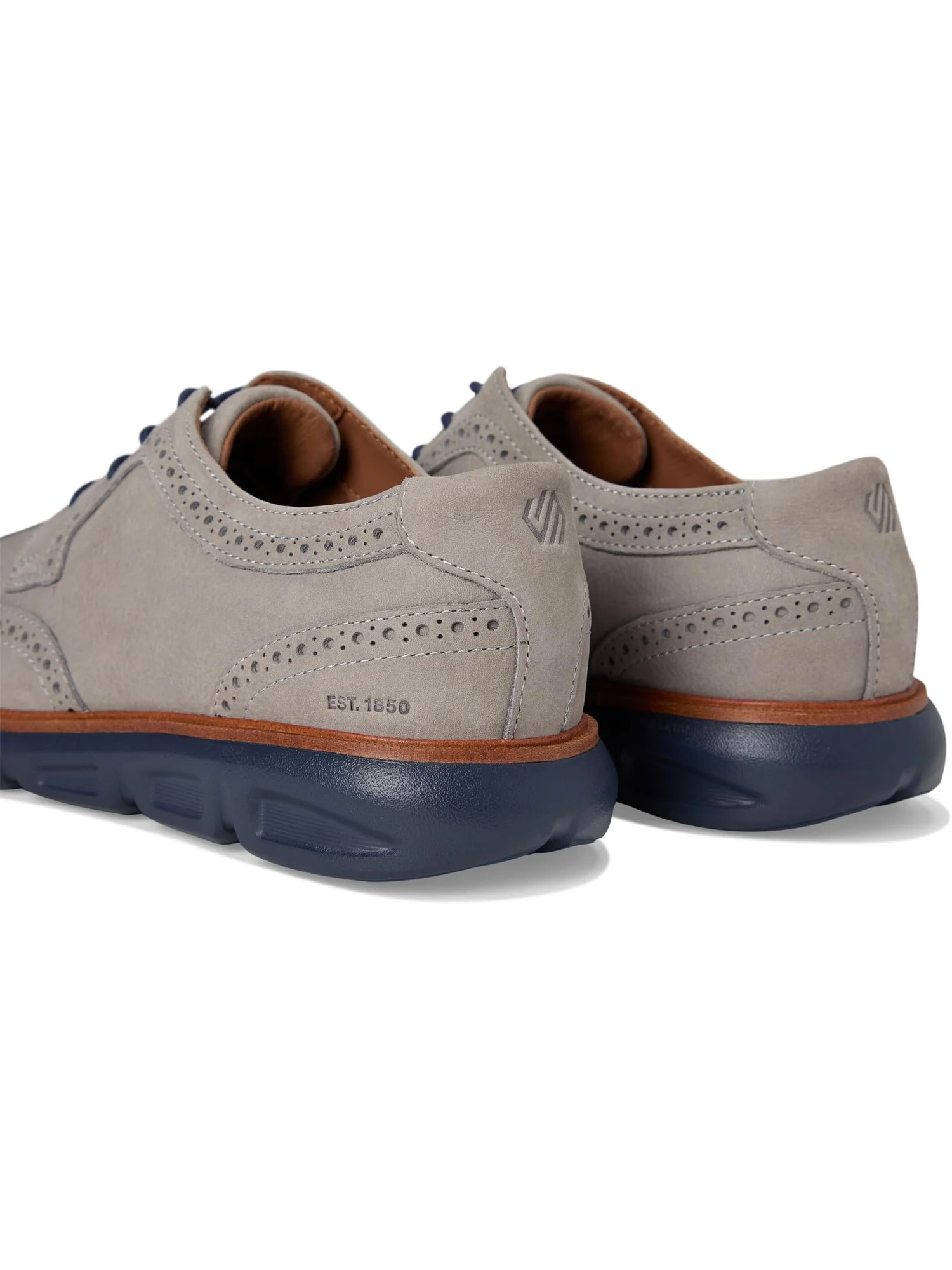 Оксфорды Johnston & Murphy Men's Larkin Wingtip — изображение 6 из 7, серый