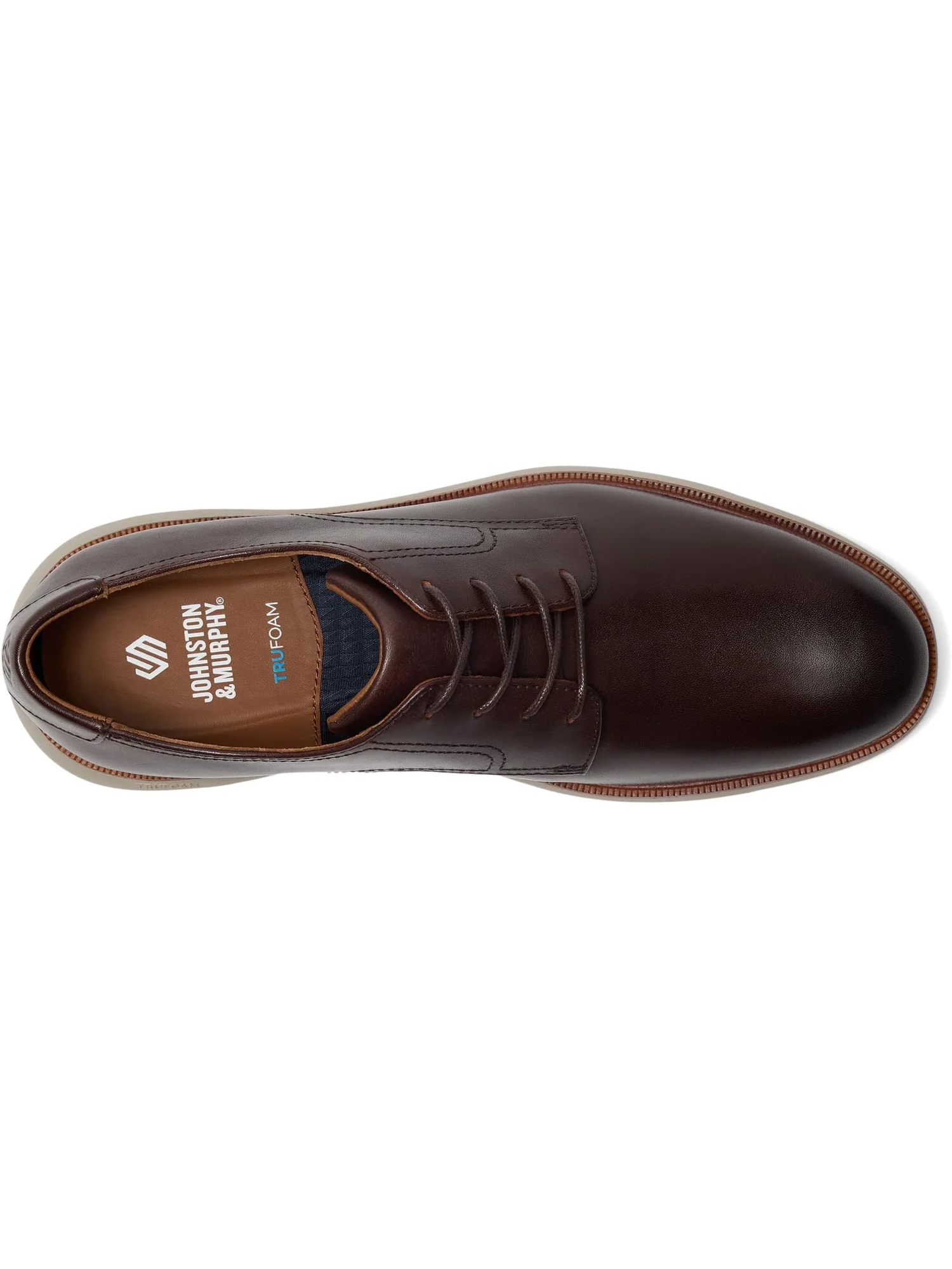 Оксфорды Johnston & Murphy Men's Larkin Plain Toe — изображение 2 из 7, махагони