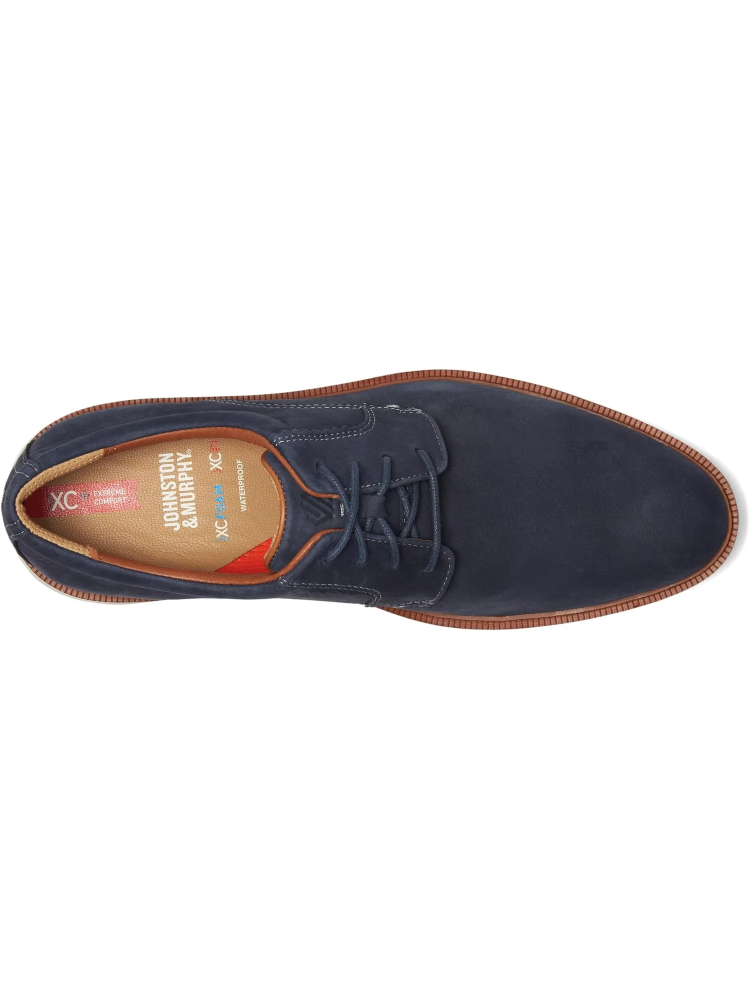 Оксфорды Johnston & Murphy XC+ Parker Plain Toe — изображение 2 из 7, темно-синий