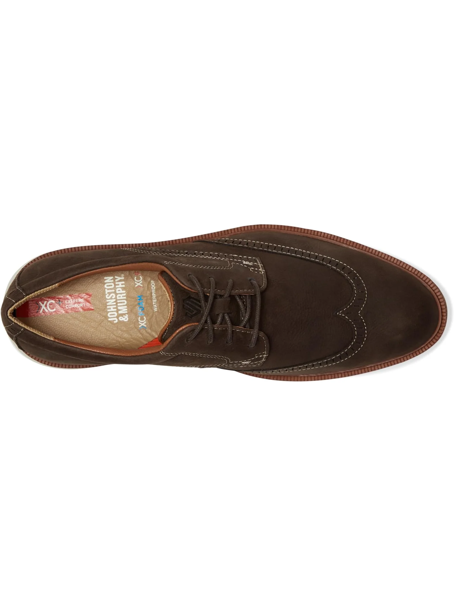 Оксфорды Johnston & Murphy Xc Parker Wingtip — изображение 2 из 7, коричневый