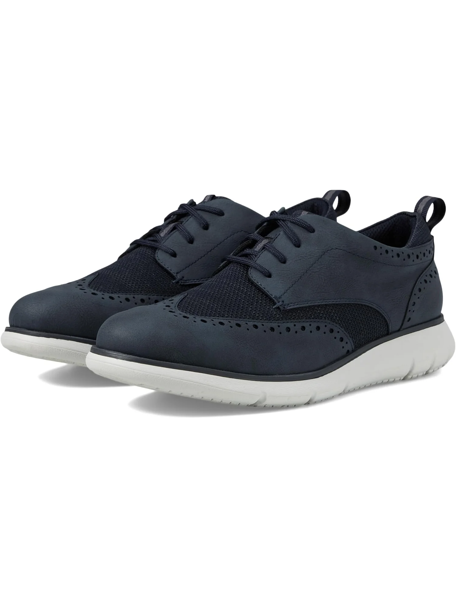 Оксфорды Nunn Bush Stance Knit Wing Tip Oxford Lightweight Lace-Up — изображение 1 из 6, темно-синий