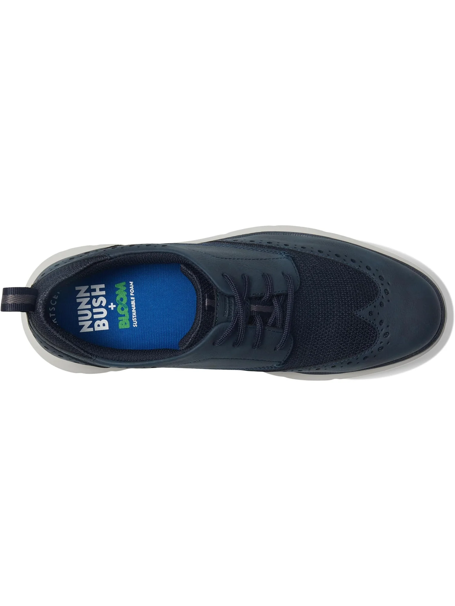 Оксфорды Nunn Bush Stance Knit Wing Tip Oxford Lightweight Lace-Up — изображение 2 из 6, темно-синий