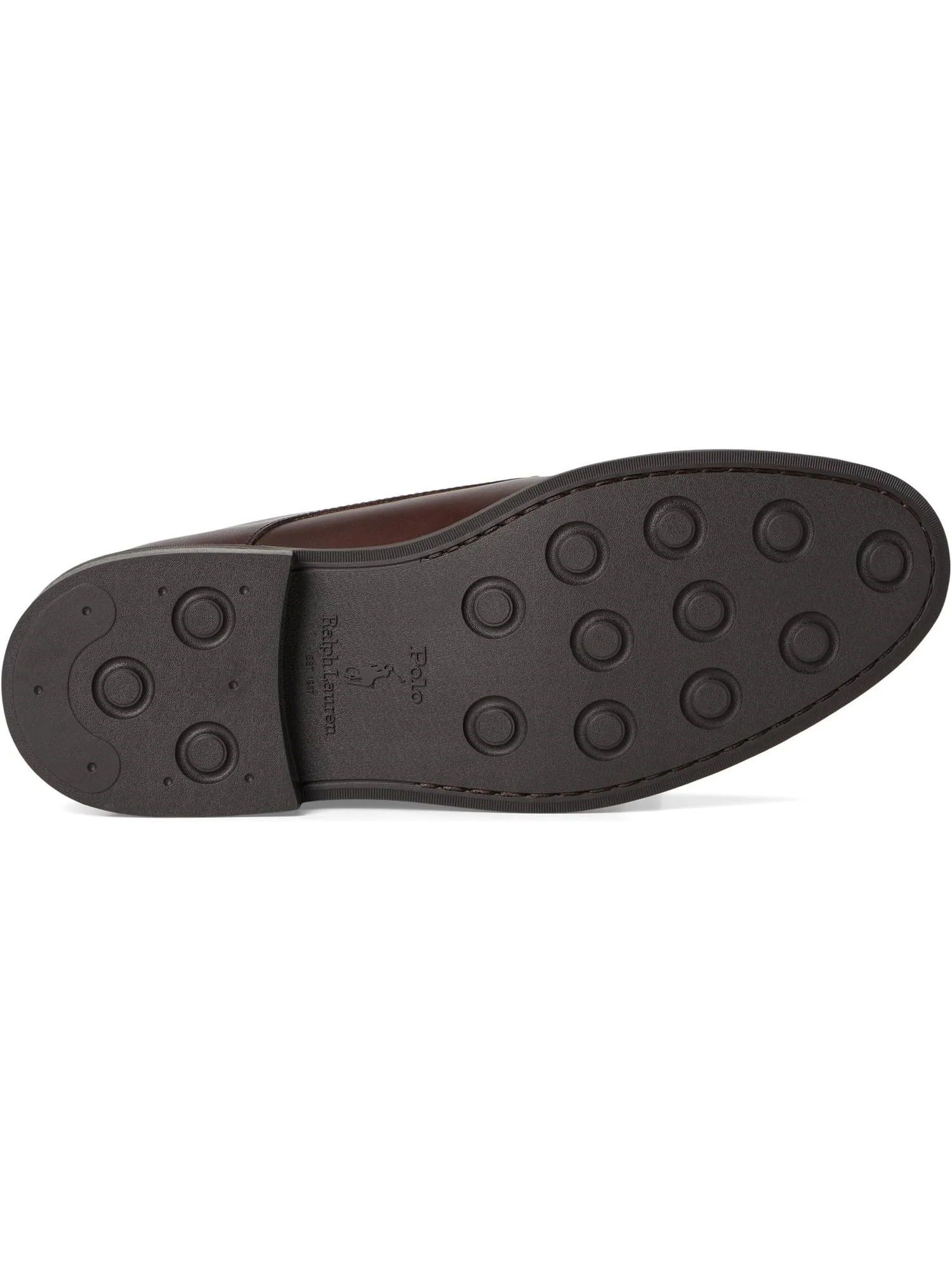 Оксфорды Polo Ralph Lauren Asher Captoe — изображение 3 из 7, коричневый