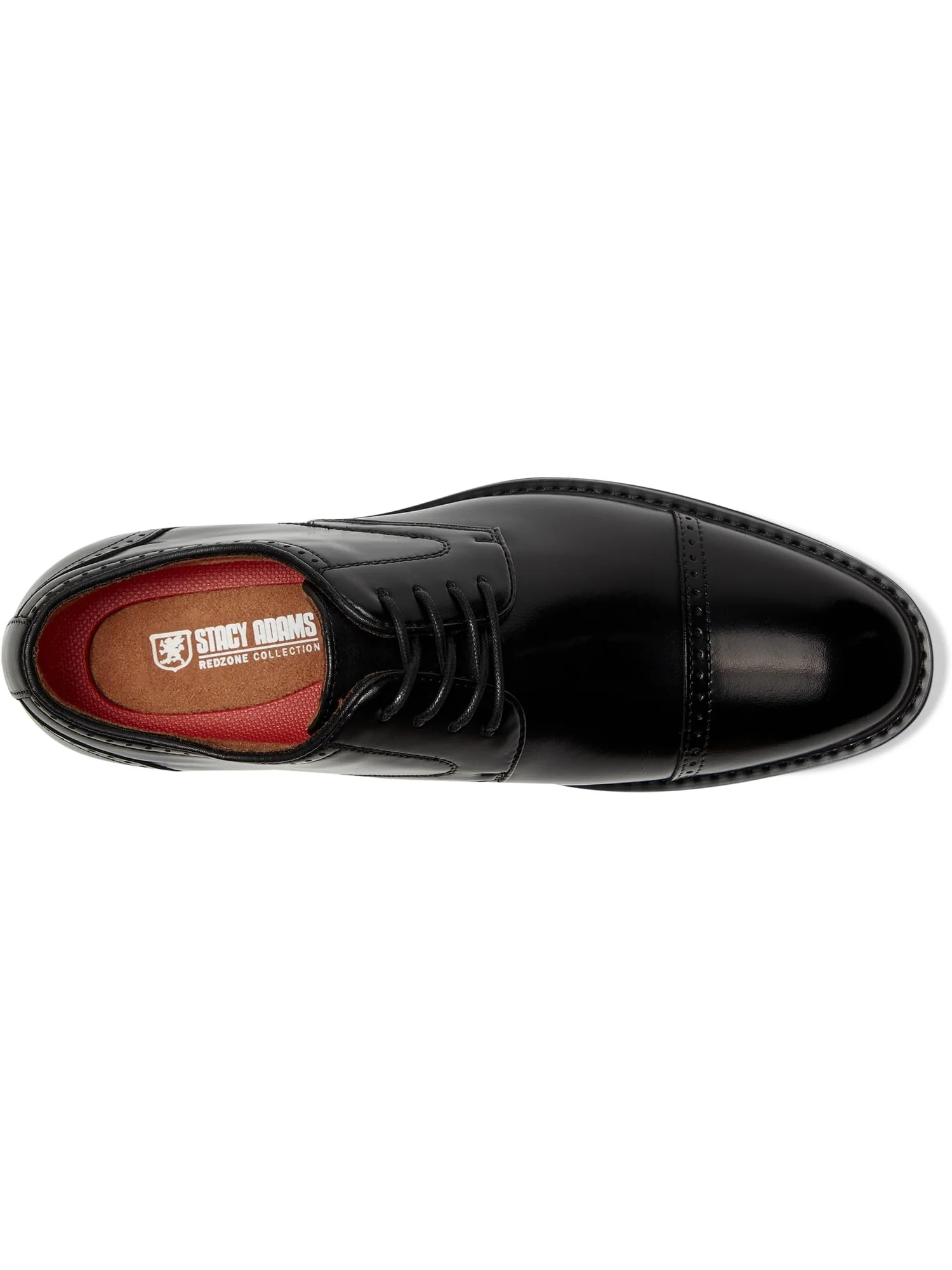 Оксфорды Stacy Adams Bailey Cap Toe Lace-Up — изображение 2 из 7, черный