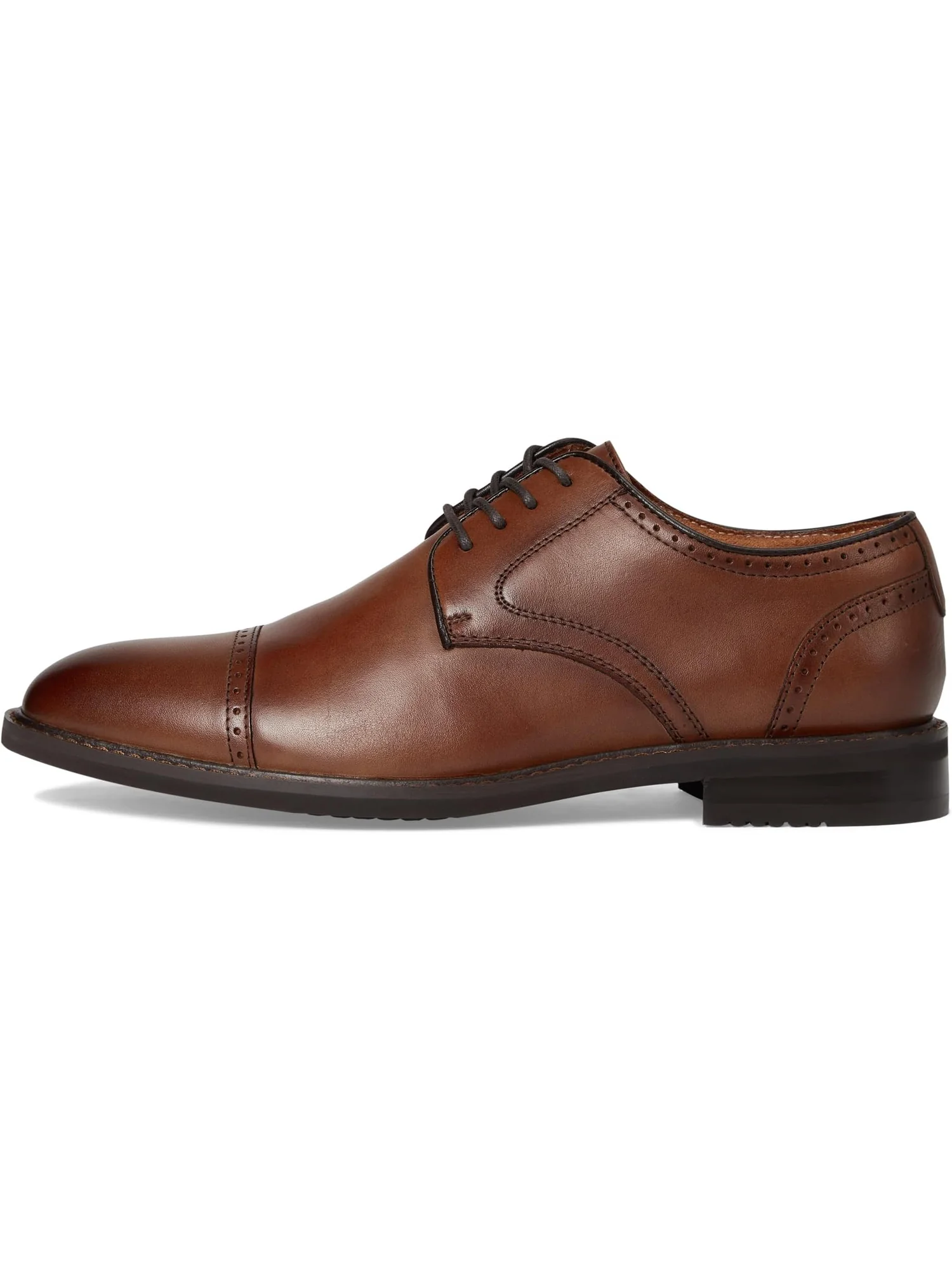 Оксфорды Stacy Adams Men's Bailey Cap Toe Lace-Up — изображение 4 из 7, бренди