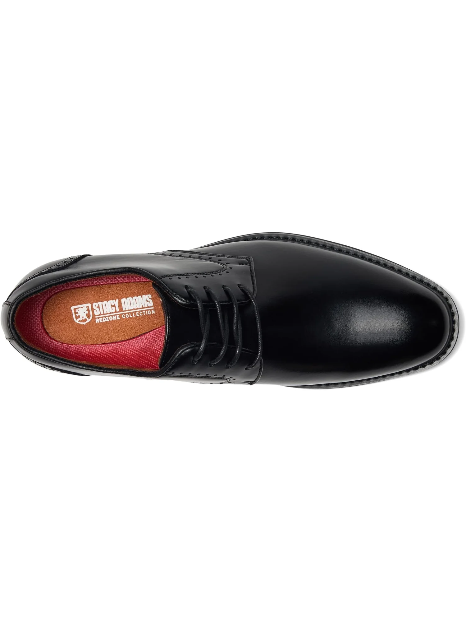 Оксфорды Stacy Adams Benson Plain Toe Lace-Up — изображение 2 из 7, черный