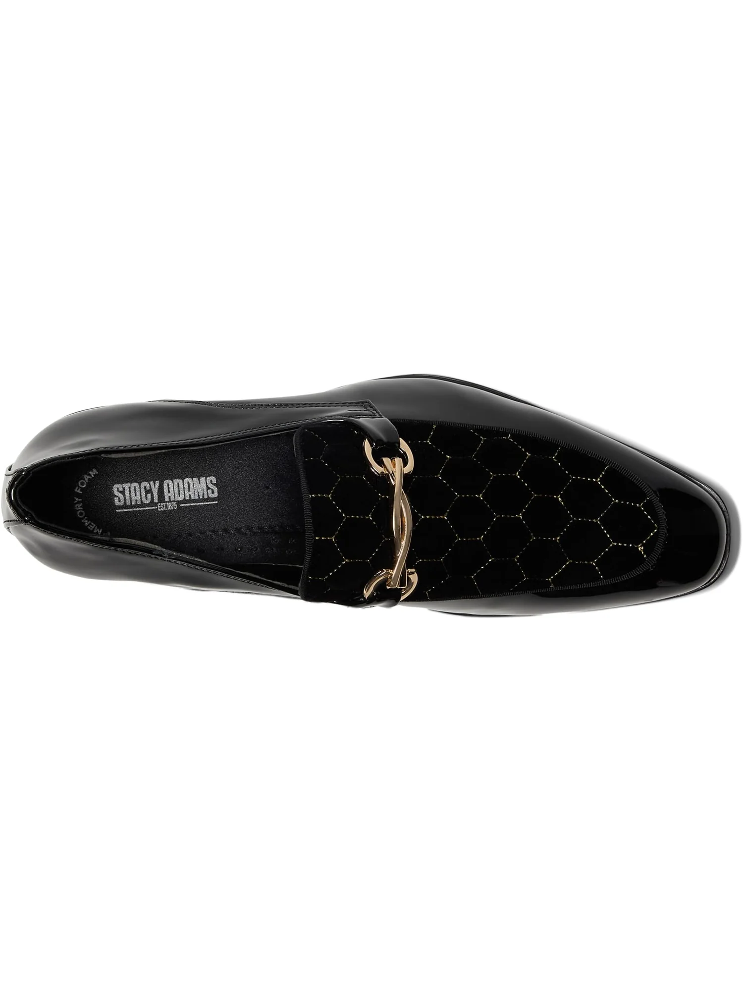 Оксфорды Stacy Adams Men's Sprague Moc Toe Slip-On — изображение 2 из 7, черный