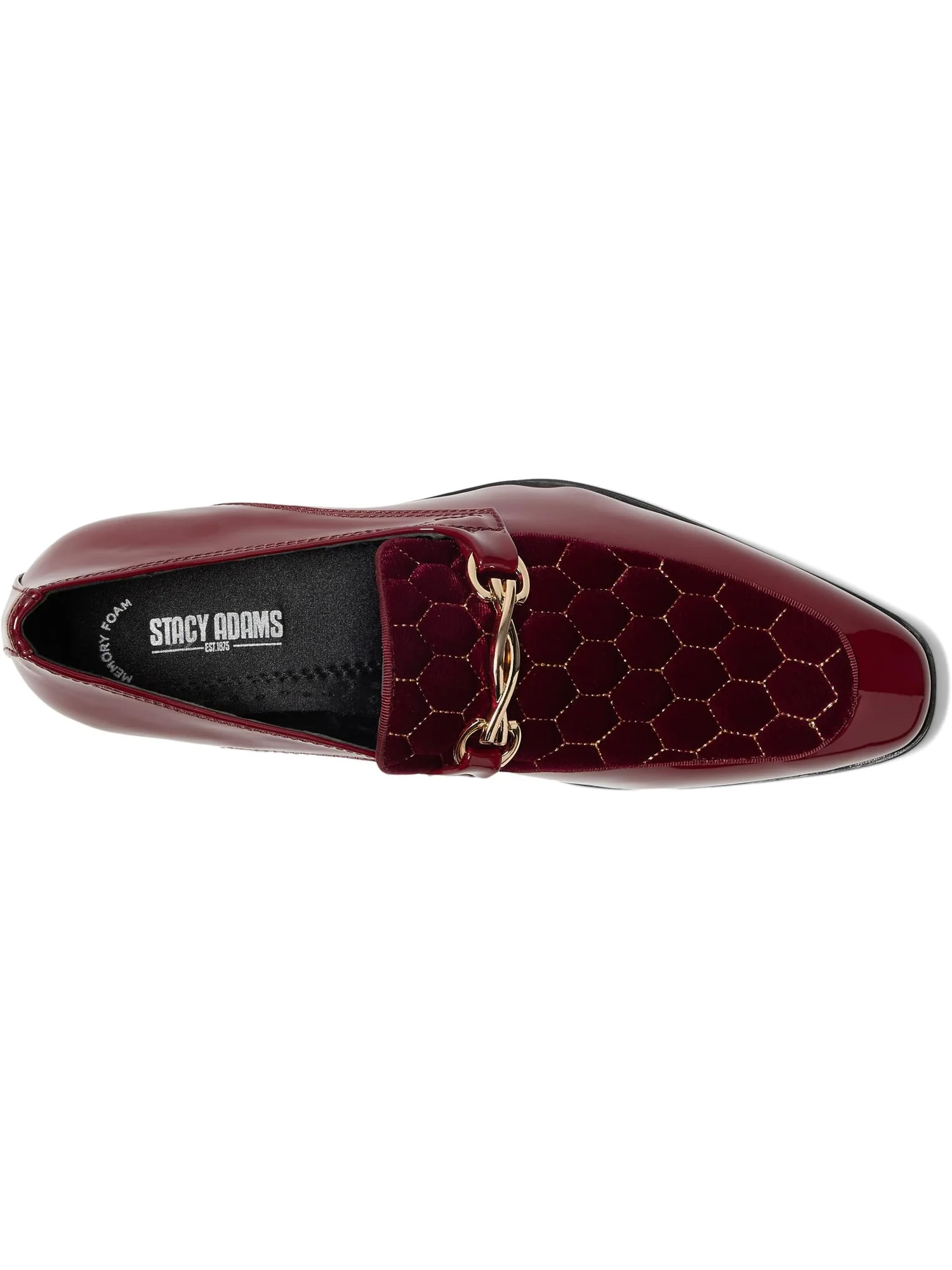 Оксфорды Stacy Adams Sprague Moc Toe Slip-On — изображение 2 из 7, бордовый