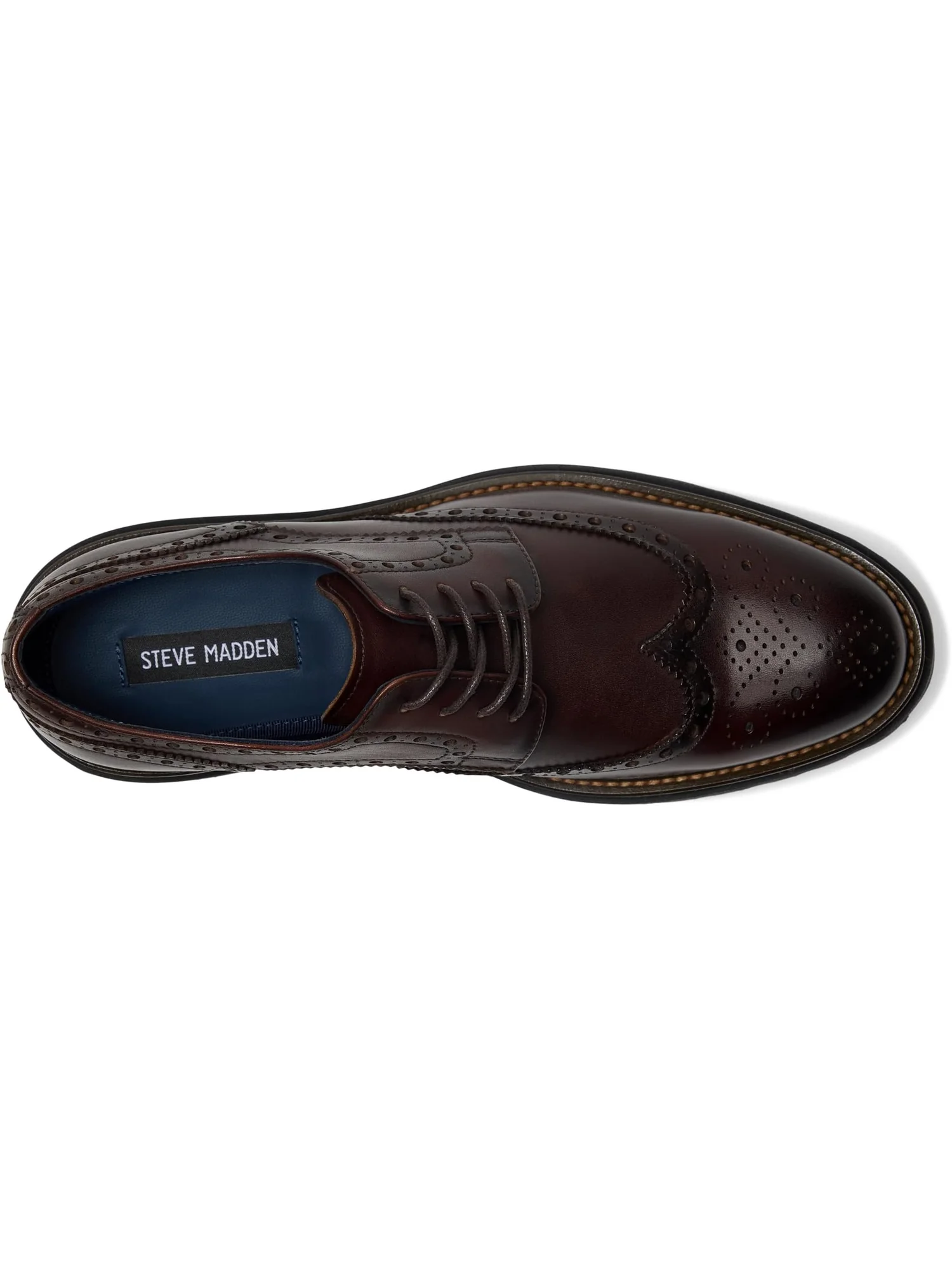 Оксфорды Steve Madden Men's Kasaan — изображение 2 из 7, коричневый
