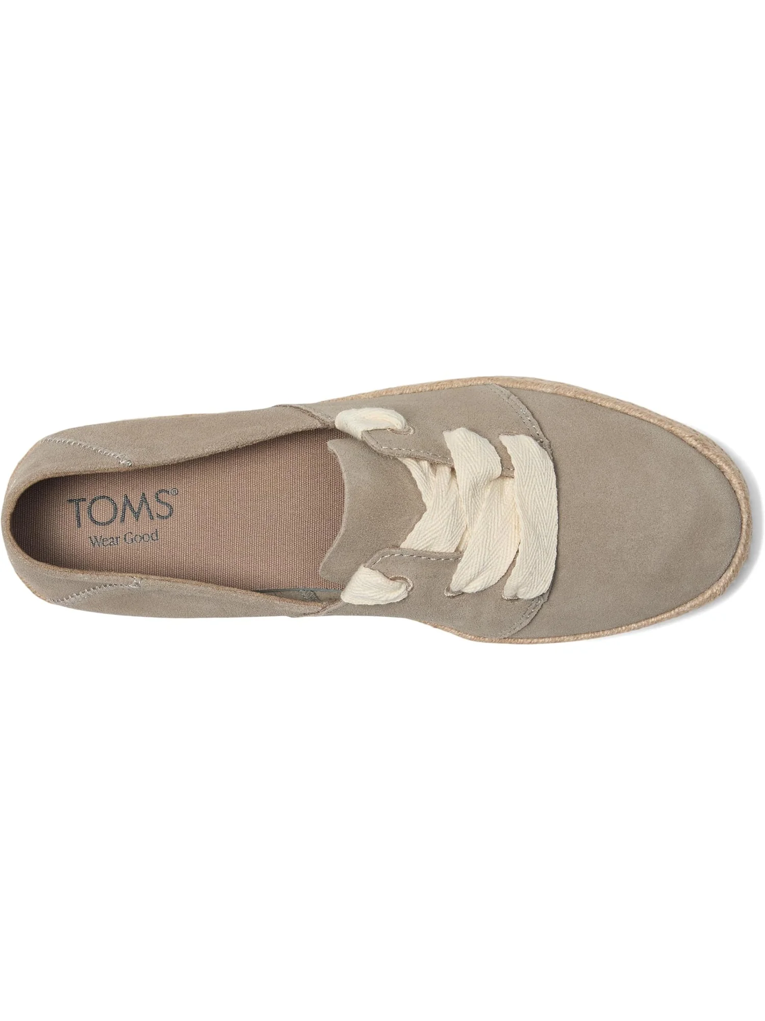 Оксфорды TOMS Carolina Lace Up — изображение 2 из 7, серо-коричневый