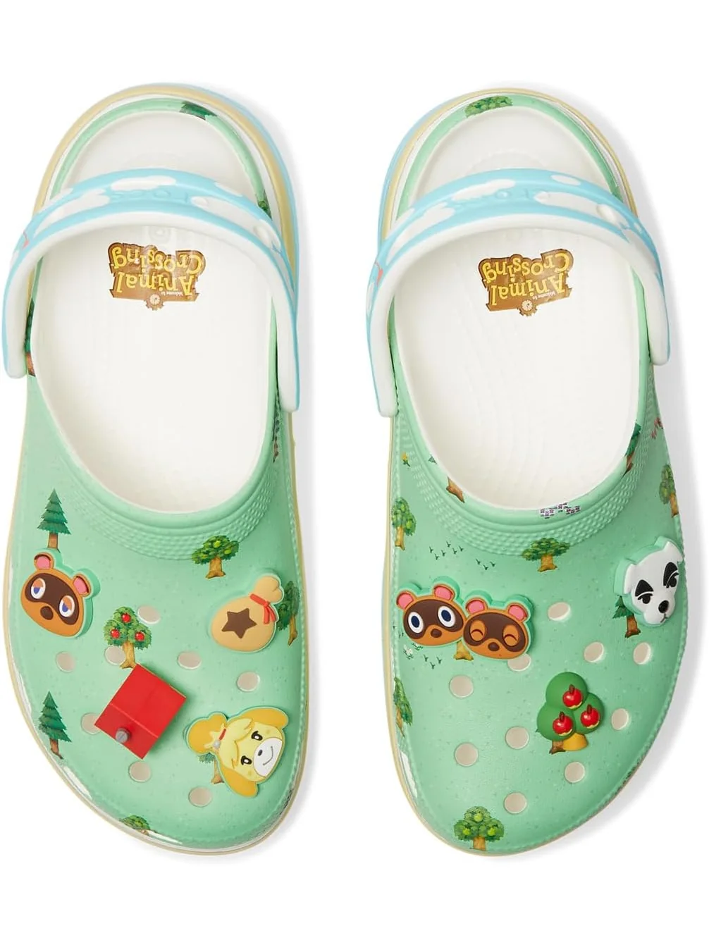 Сабо Crocs Animal Crossing Platform Clog, цвет Animal Crossing