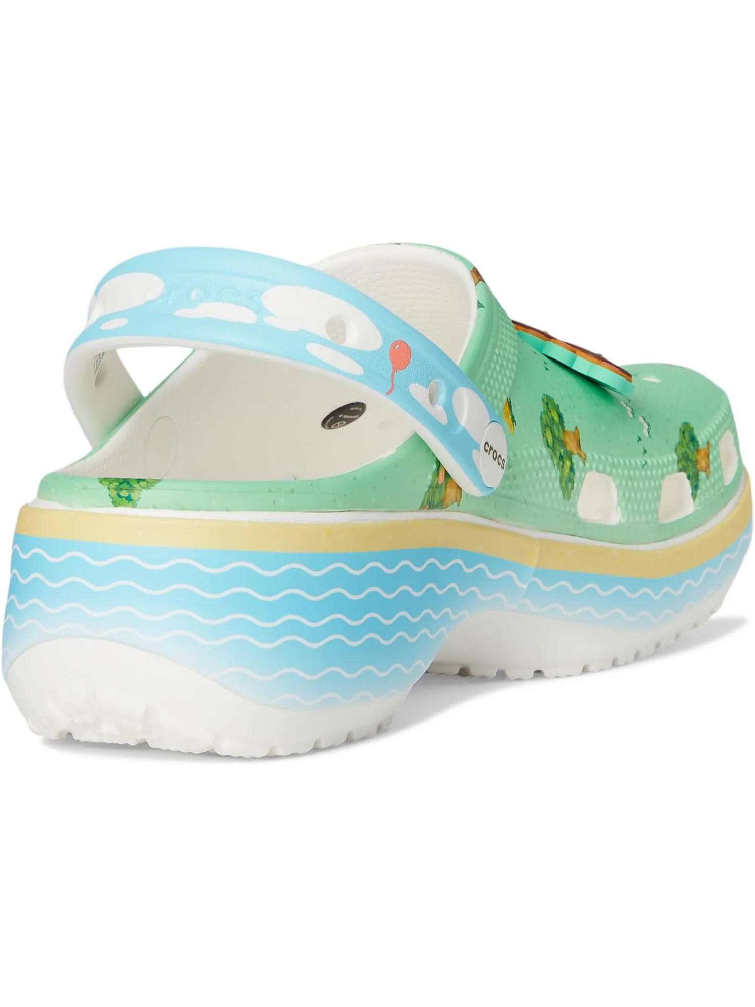 Сабо Crocs Animal Crossing Platform Clog, цвет Animal Crossing — изображение 5 из 7