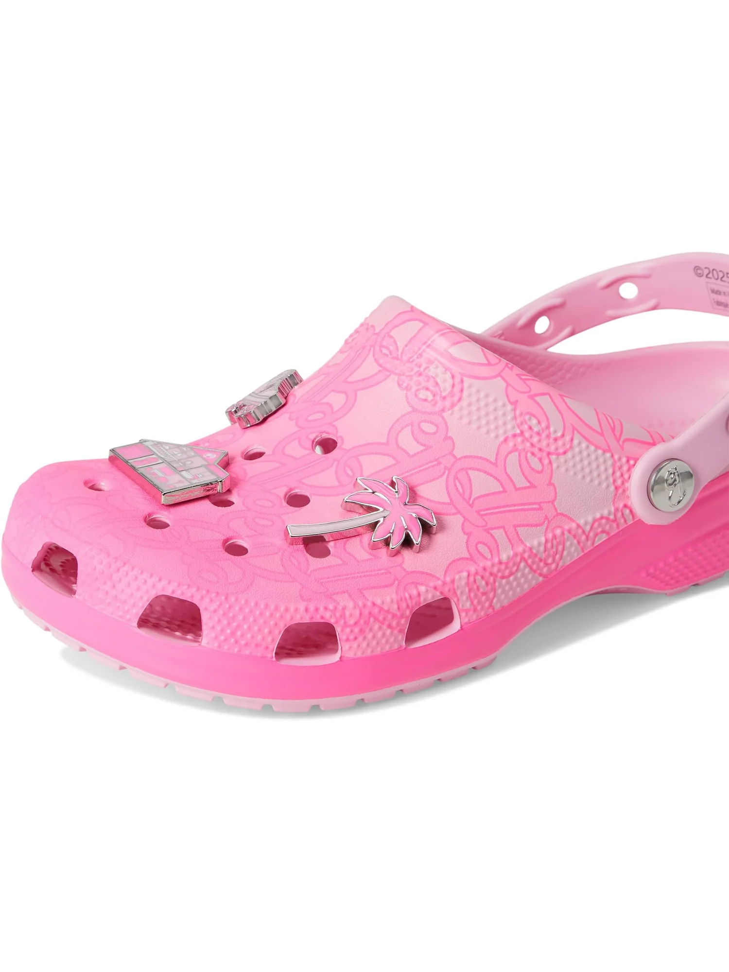 Сабо Crocs Barbie Classic Clog — изображение 6 из 7, разноцветный