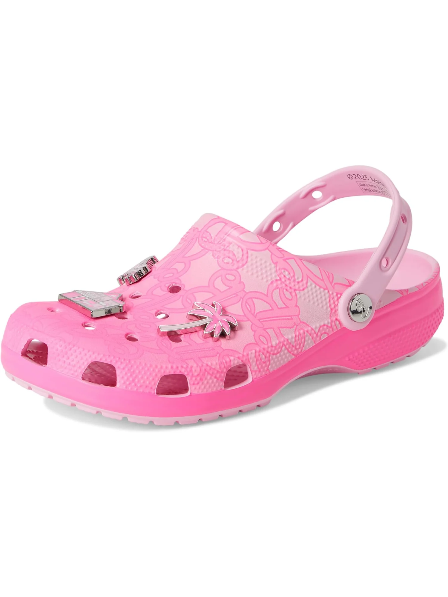 Сабо Crocs Barbie Classic Clog — изображение 7 из 7, разноцветный