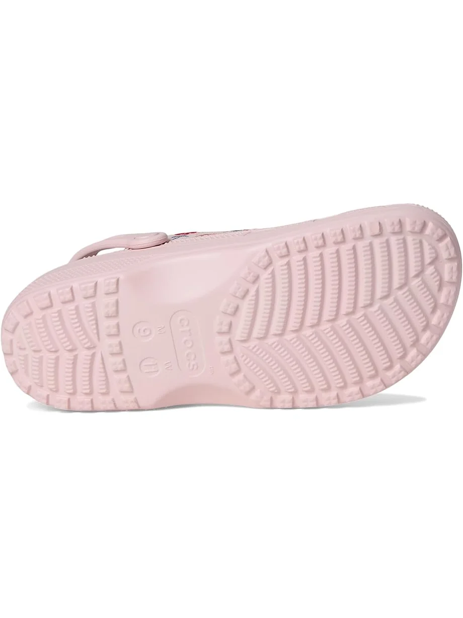 Сабо Crocs Classic Crafted Canvas Floral Cotton Candy — изображение 3 из 7, бежевый