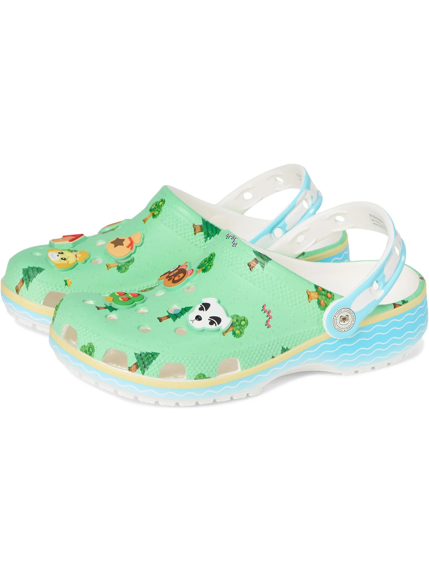 Сабо Crocs Kids Animal Crossing Classic Clogs, цвет Animal Crossing — мульти