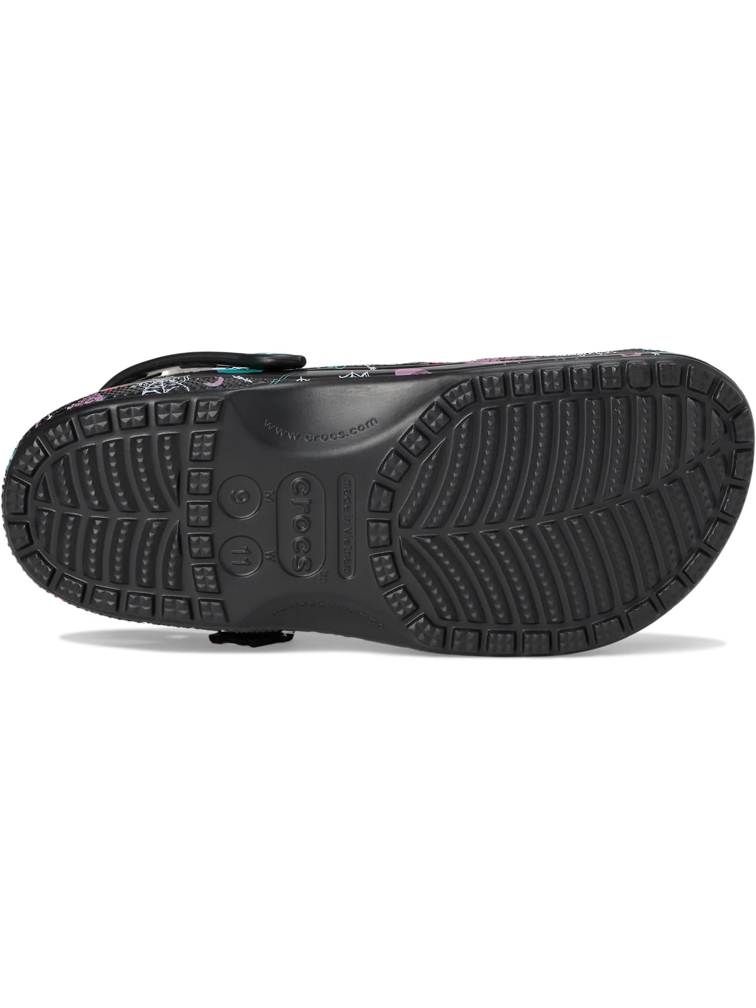 Сабо Crocs Jack Skellington Nightmare Before Christmas Classic Clogs — изображение 3 из 7, черный