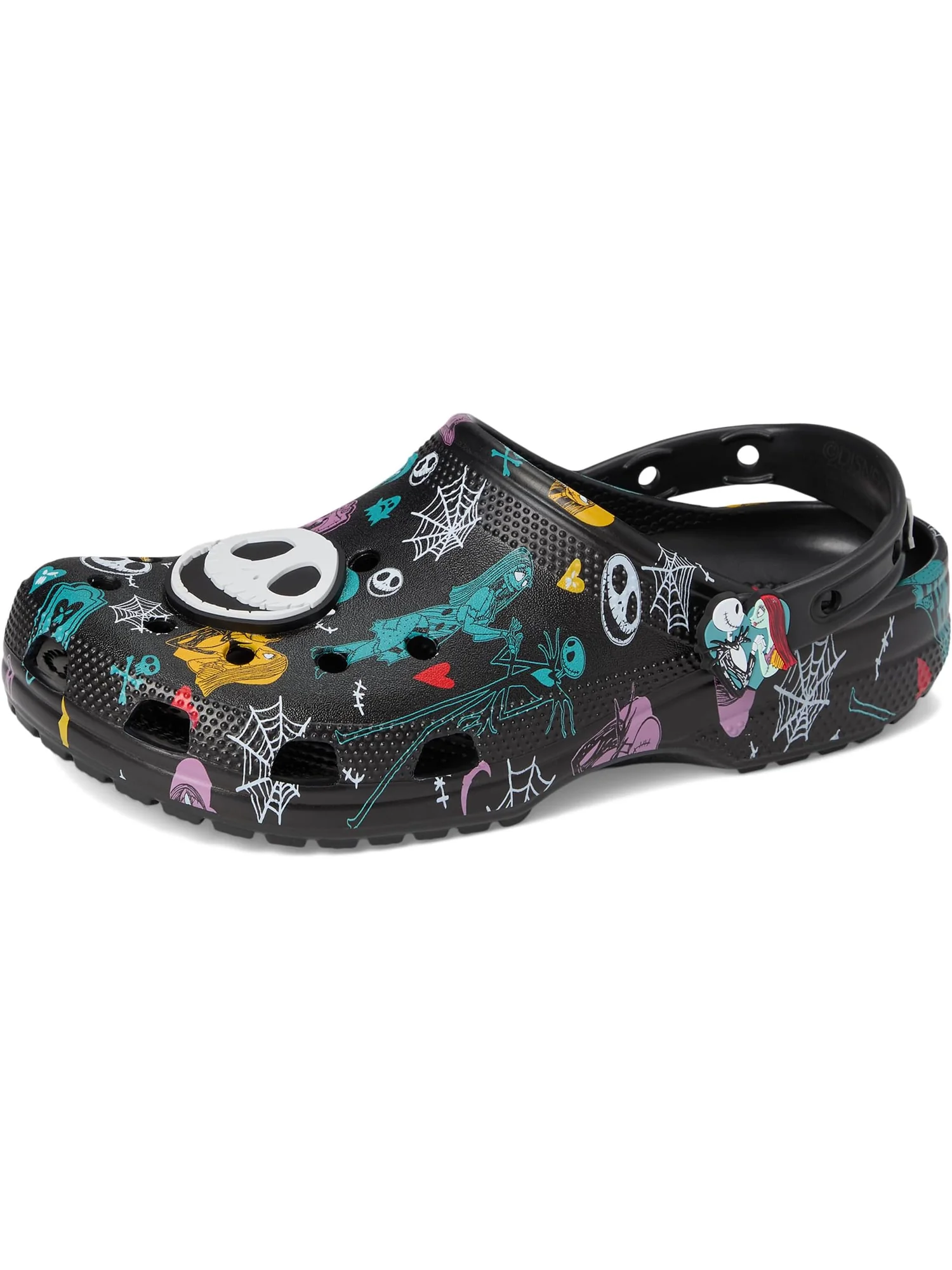 Сабо Crocs Jack Skellington Nightmare Before Christmas Classic Clogs — изображение 7 из 7, черный