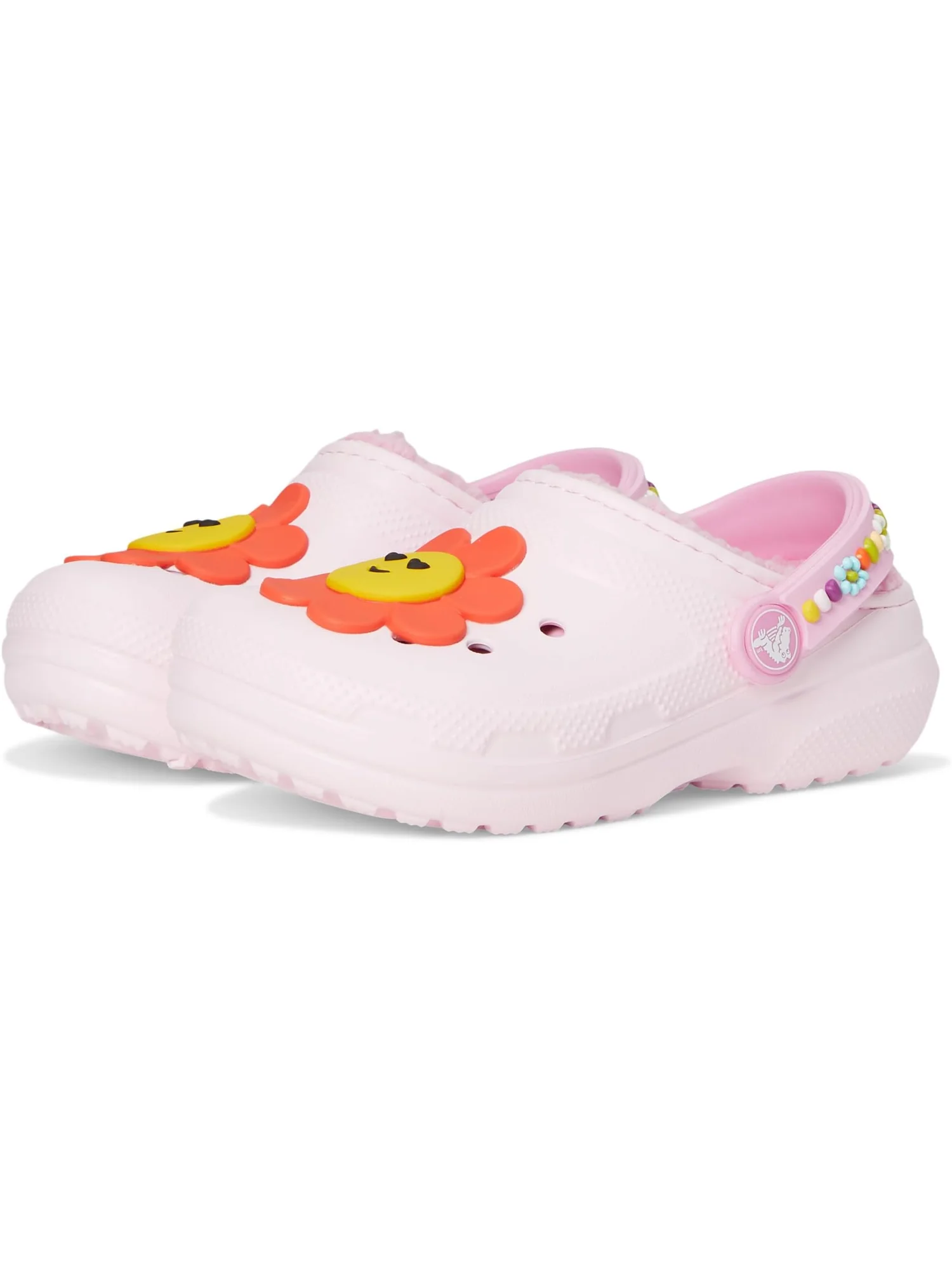 Сабо Crocs Kids Classic Lined Clogs — изображение 1 из 7, розовый