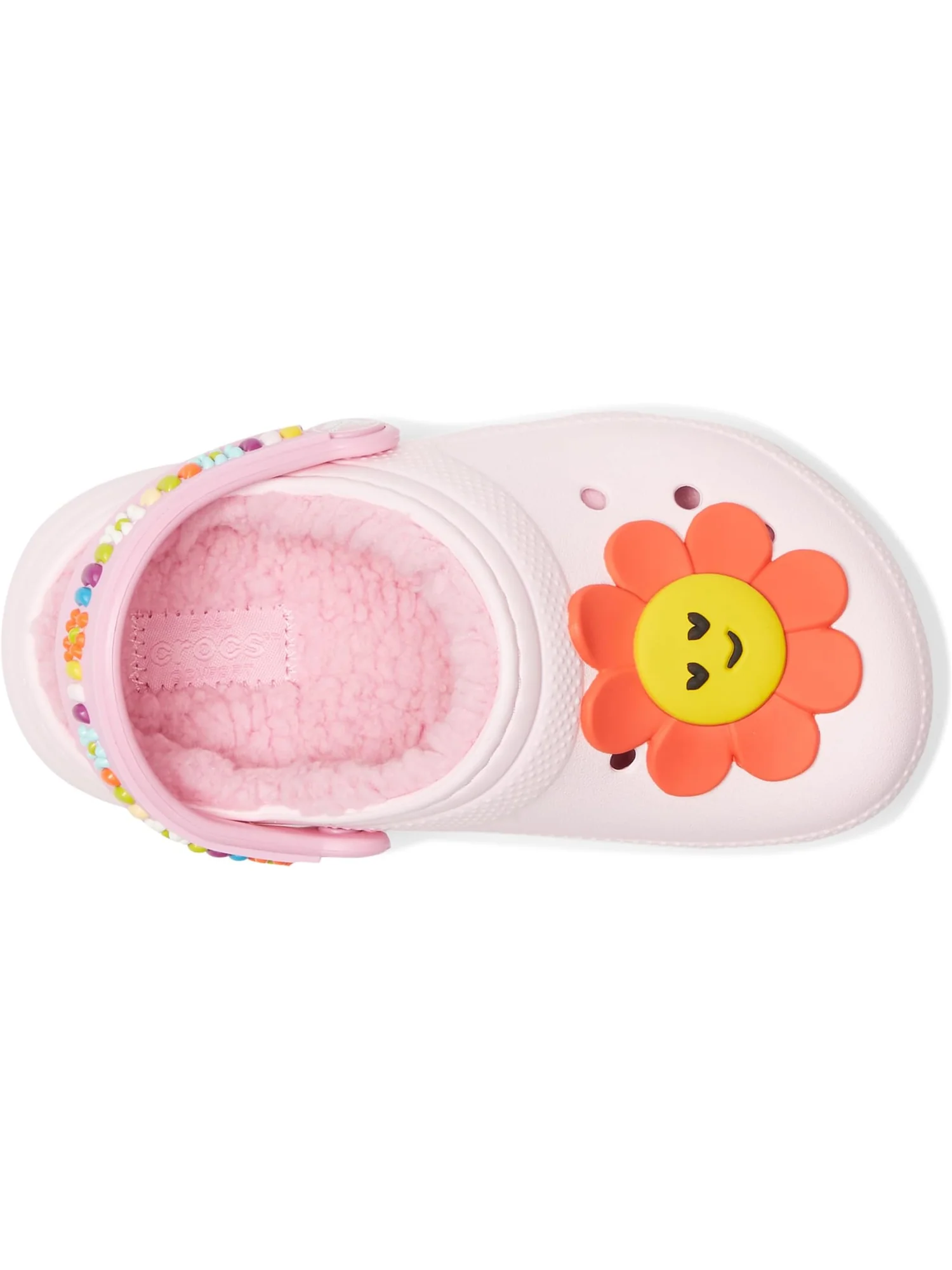 Сабо Crocs Kids Classic Lined Clogs — изображение 2 из 7, розовый