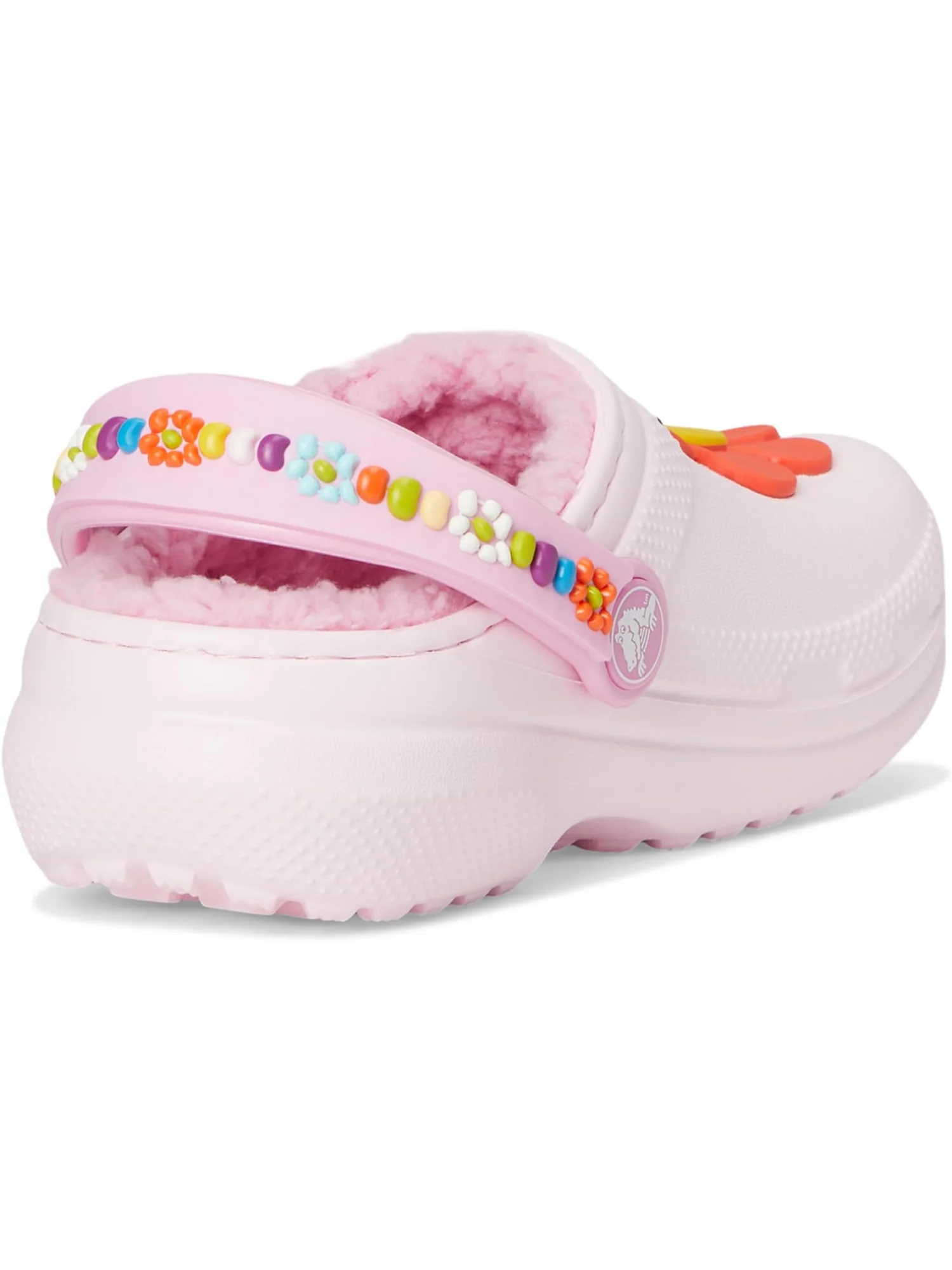 Сабо Crocs Kids Classic Lined Clogs — изображение 5 из 7, розовый