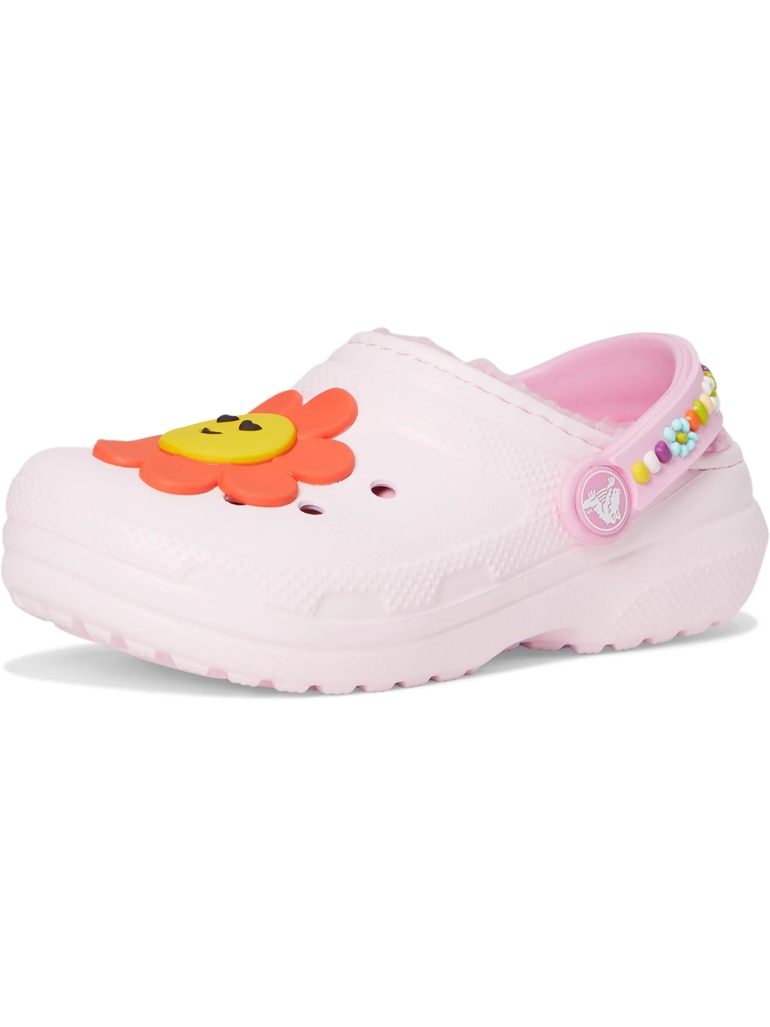Сабо Crocs Kids Classic Lined Clogs — изображение 7 из 7, розовый