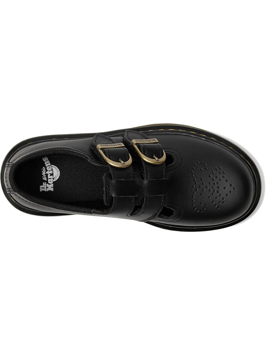 Детские балетки Dr. Martens 8065 Mary Jane (Little Kid/Big Kid) Dr. Martens Kid's Collection — изображение 2 из 7, черный