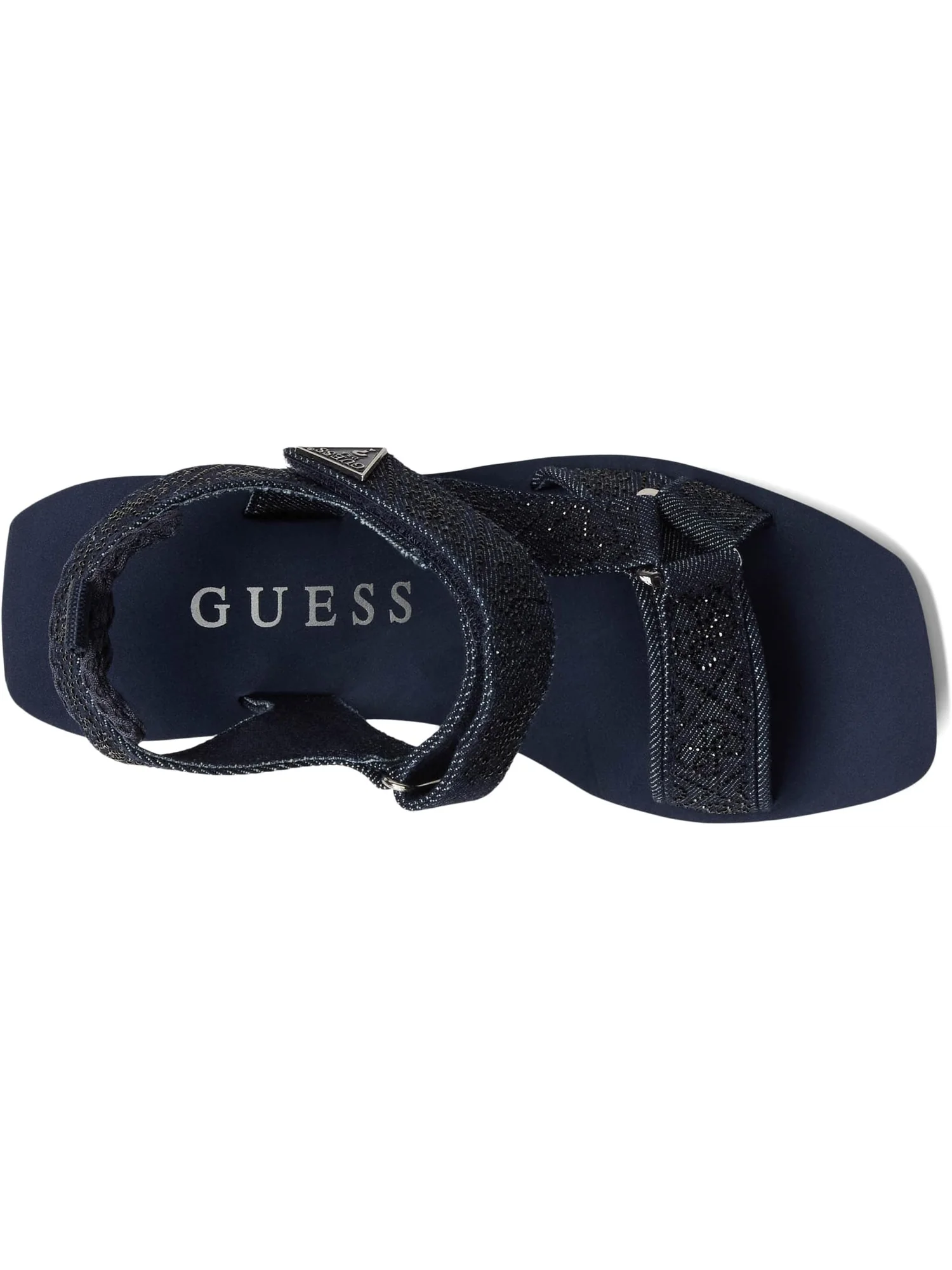 Сандалии GUESS Dawsin — изображение 2 из 7, черный джинсовый синий
