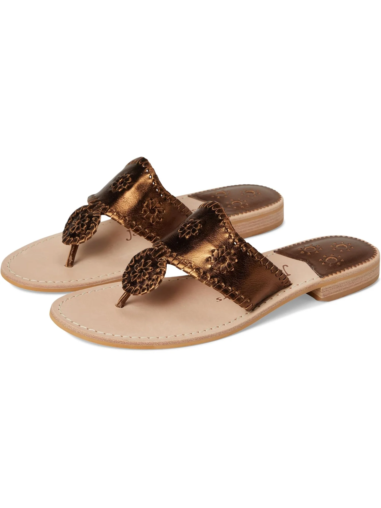 Сандалии Jack Rogers Jacks Flat Sandal — золотистый