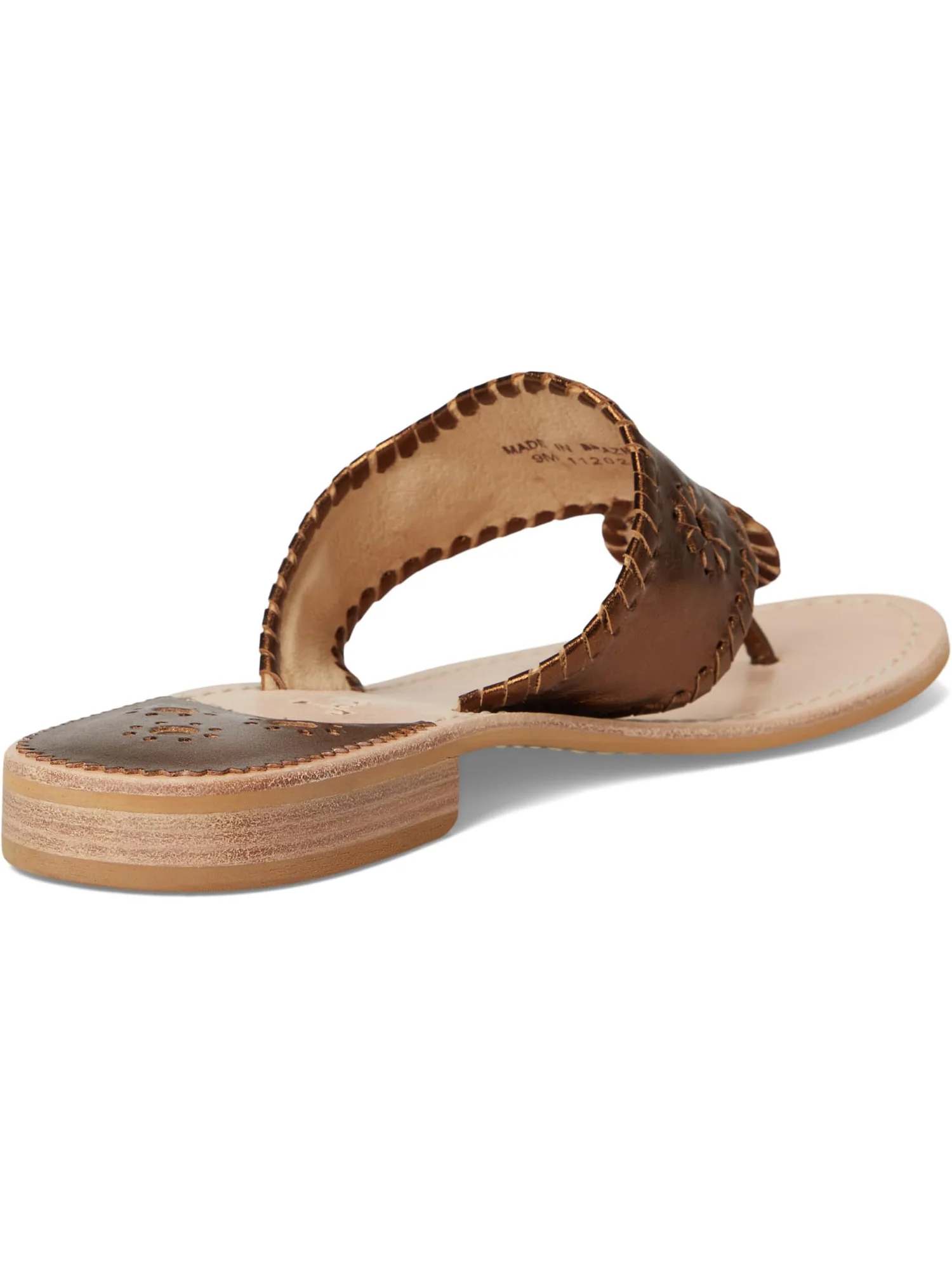 Сандалии Jack Rogers Jacks Flat Sandal — изображение 5 из 7, бронзовый
