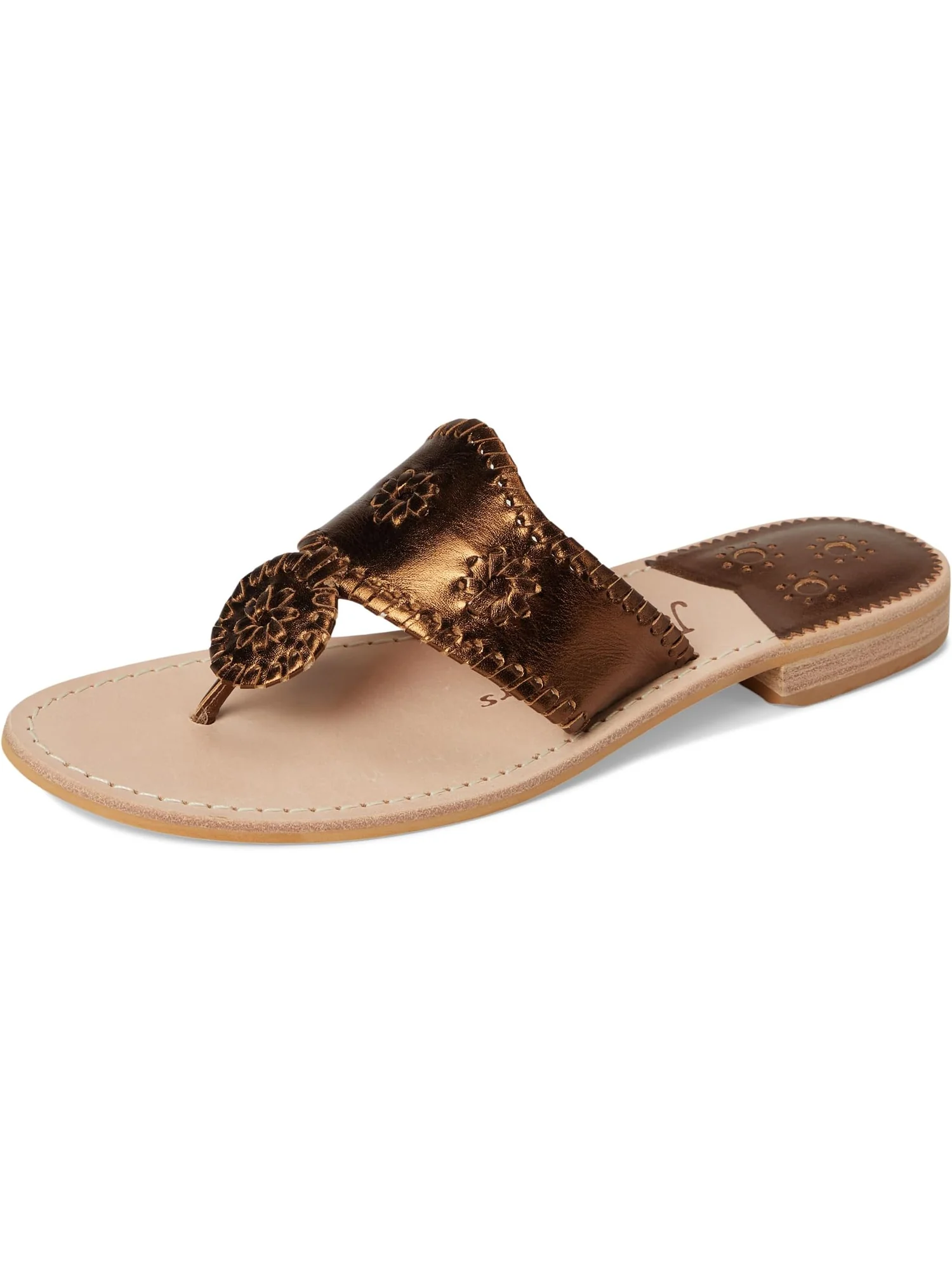 Сандалии Jack Rogers Jacks Flat Sandal — изображение 7 из 7, бронзовый