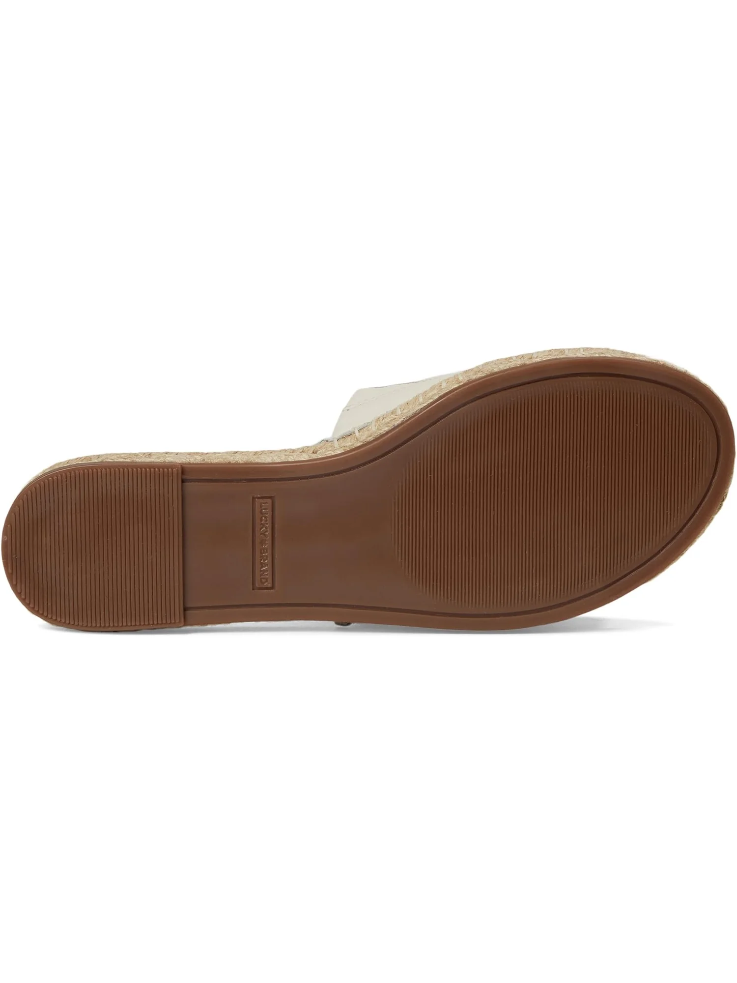 Сандалии Lucky Brand Biricha Floral Flat Sandals — изображение 3 из 7, белый