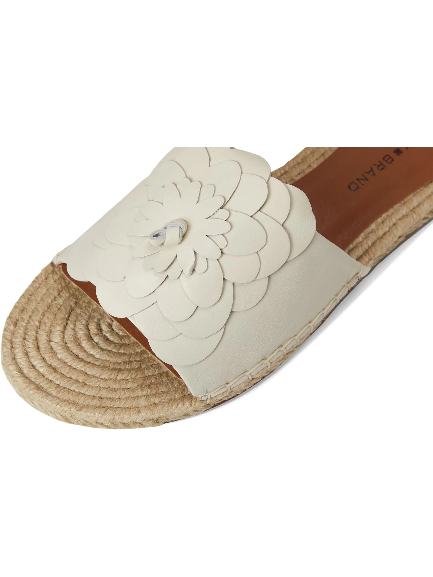 Сандалии Lucky Brand Biricha Floral Flat Sandals — изображение 6 из 7, белый